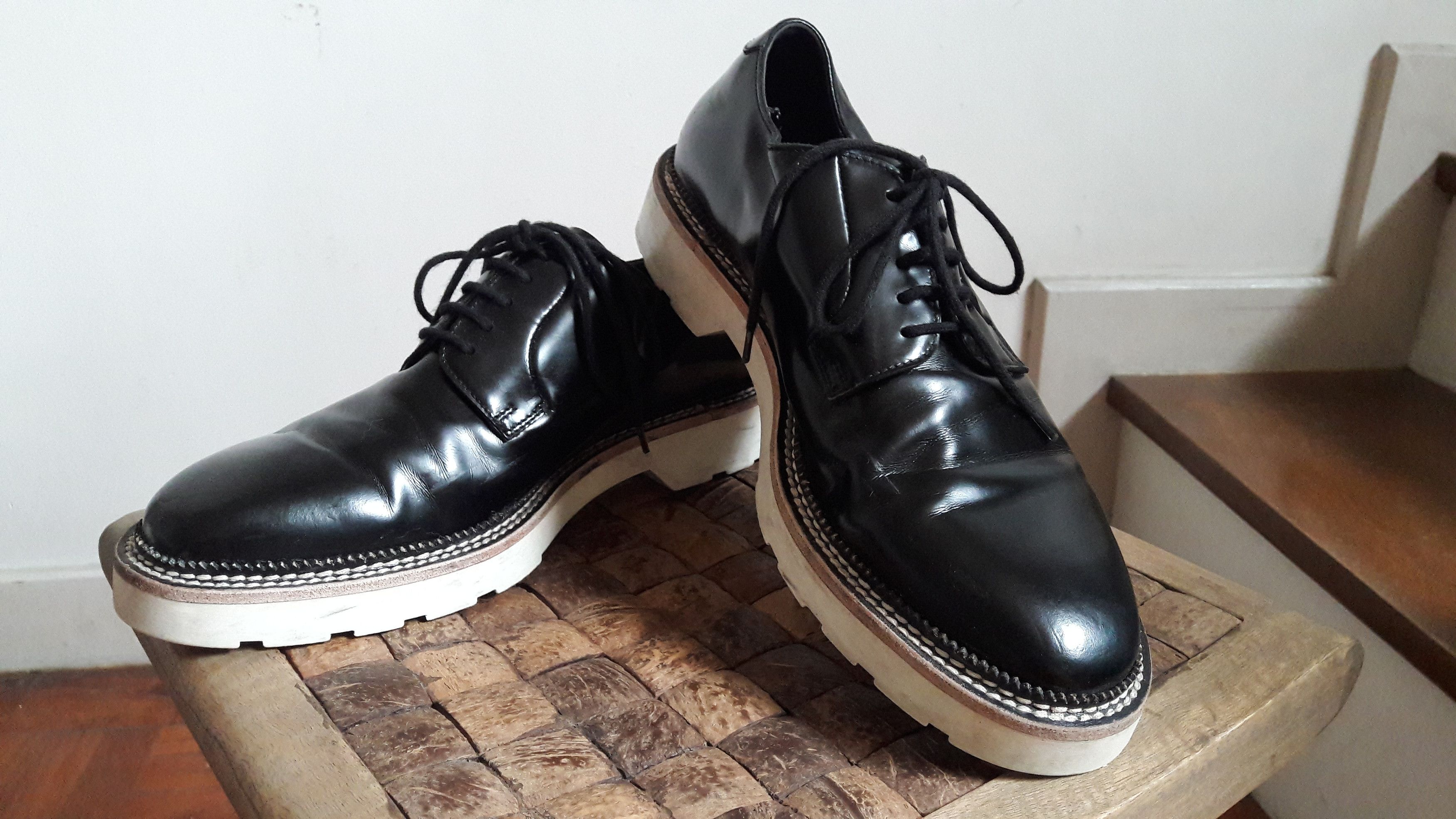 Alexander McQueen Alexander McQueen Black Derby Size 41 Made In Italy Size US 8 / EU 41 - 7 Thumbnail