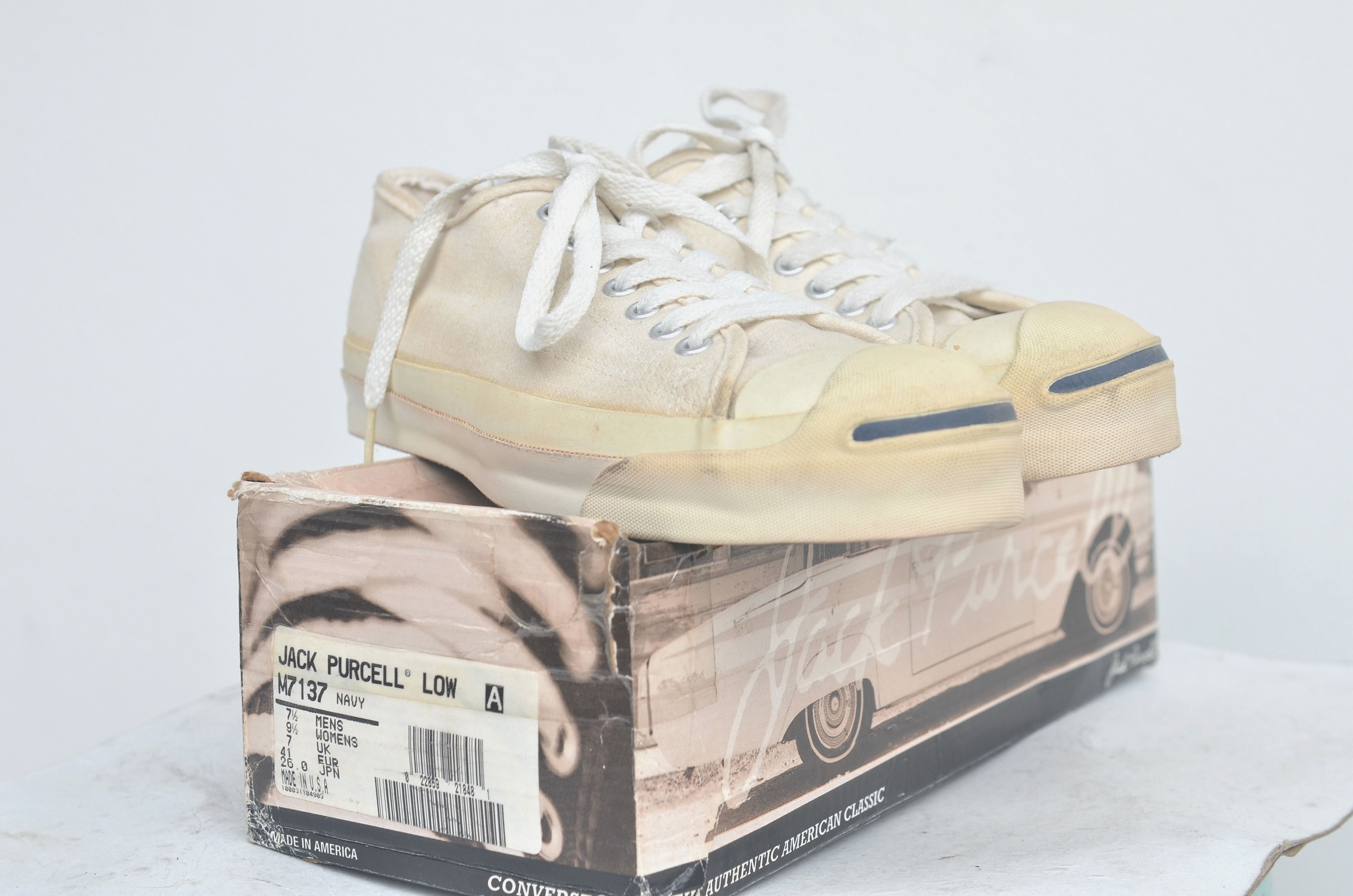 Converse VINTAGE CONVERSE JACK PURCELL MADE IN USA Size US 7.5 / EU 40-41 - 5 Thumbnail