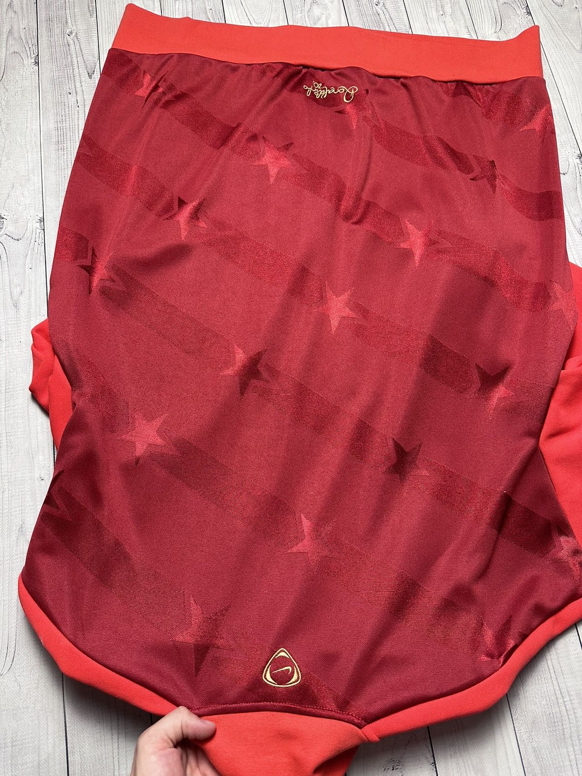 Nike × Vintage Vintage Nike Ronaldinho track jacket size XL red rare r10 Size US XL / EU 56 / 4 - 3 Thumbnail