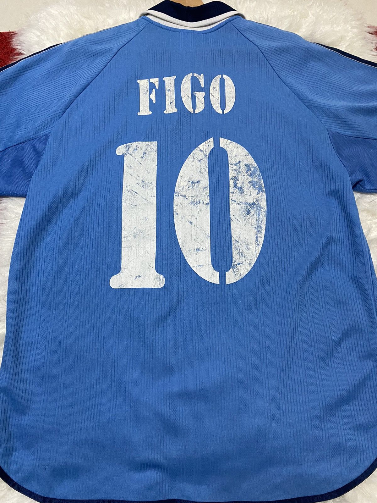 Adidas × Vintage VINTAGE 99-00s AWAY JERSEY OF FIGO REAL MADRID Size US L / EU 52-54 / 3 - 8 Thumbnail