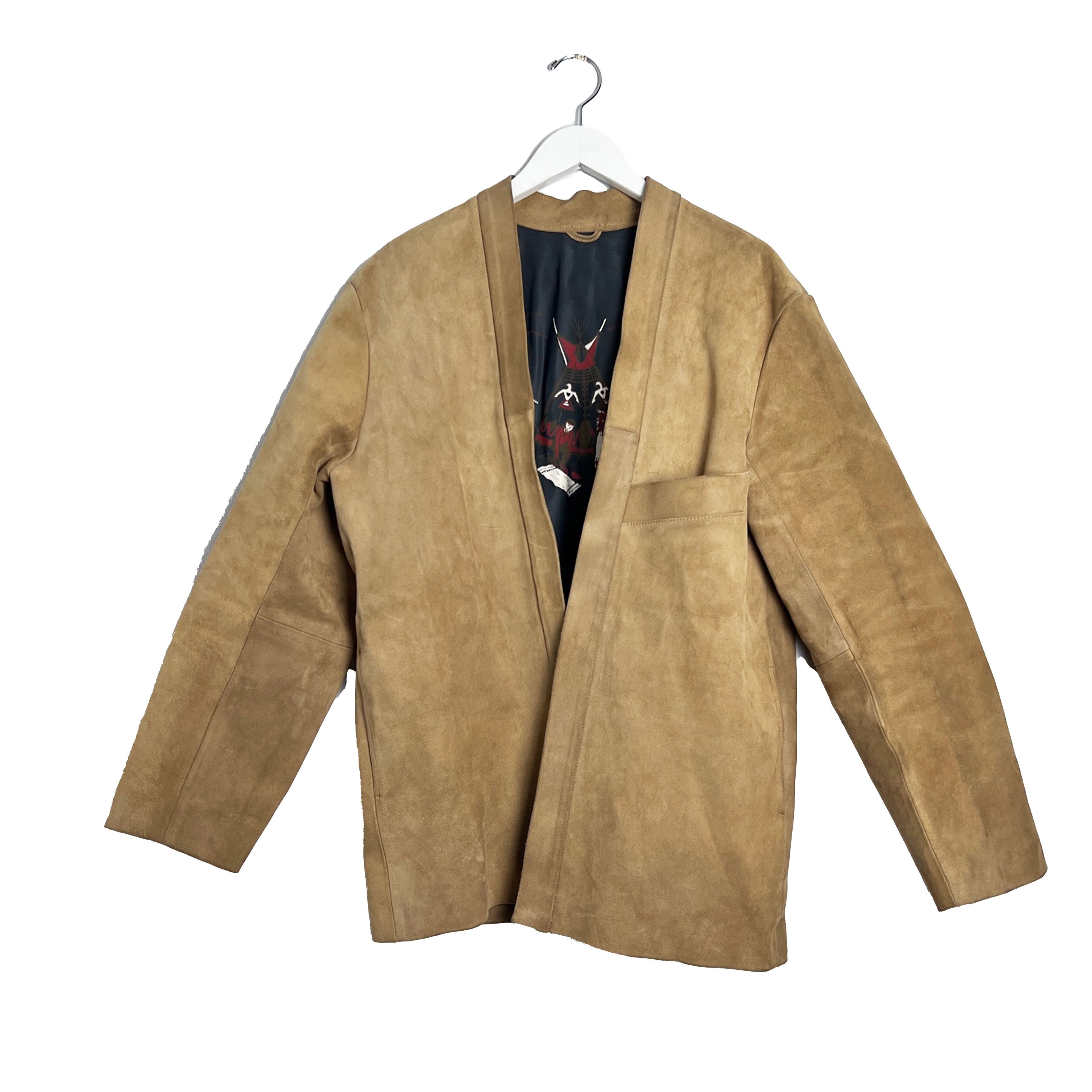 Kapital Roughout Leather Sha-Ka Kimono Jacket Size US L / EU 52-54 / 3 - 1 Thumbnail