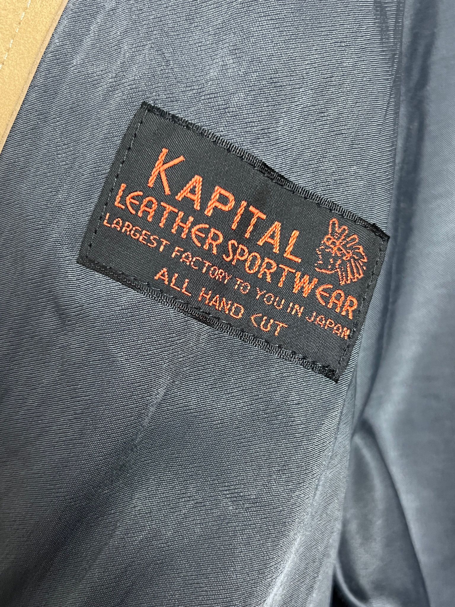 Kapital Roughout Leather Sha-Ka Kimono Jacket Size US L / EU 52-54 / 3 - 10 Thumbnail
