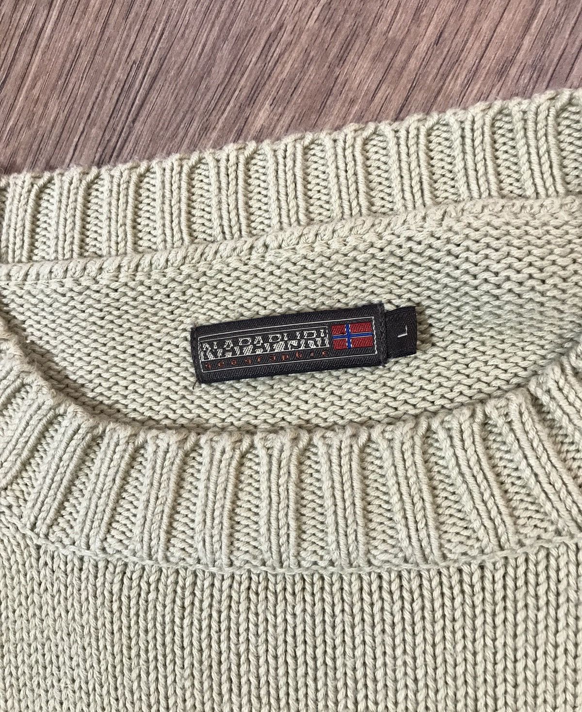 Napapijri × Vintage Napapjiri Vintage mens Sweater Size US L / EU 52-54 / 3 - 3 Thumbnail