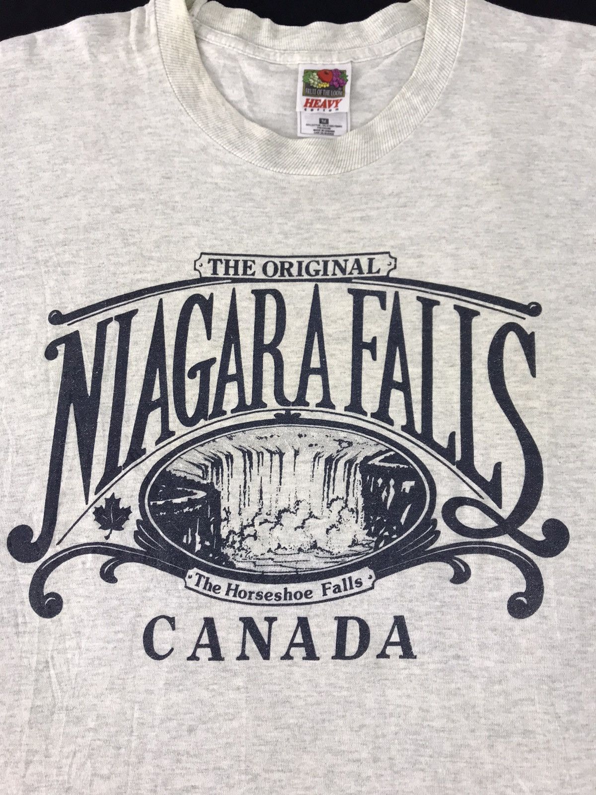 Fruit Of The Loom Niagara Falls Horseshoe Canada Big Logo Tee Size L Size US L / EU 52-54 / 3 - 2 Thumbnail