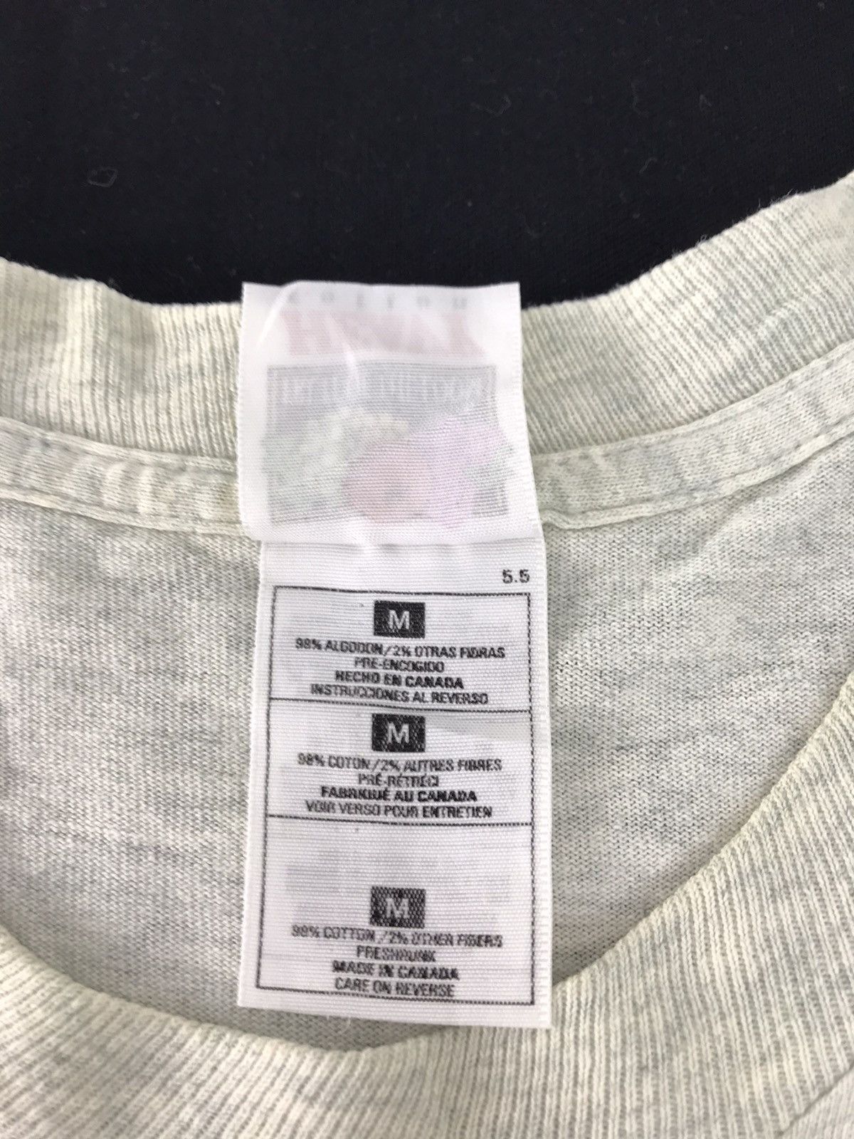 Fruit Of The Loom Niagara Falls Horseshoe Canada Big Logo Tee Size L Size US L / EU 52-54 / 3 - 4 Thumbnail