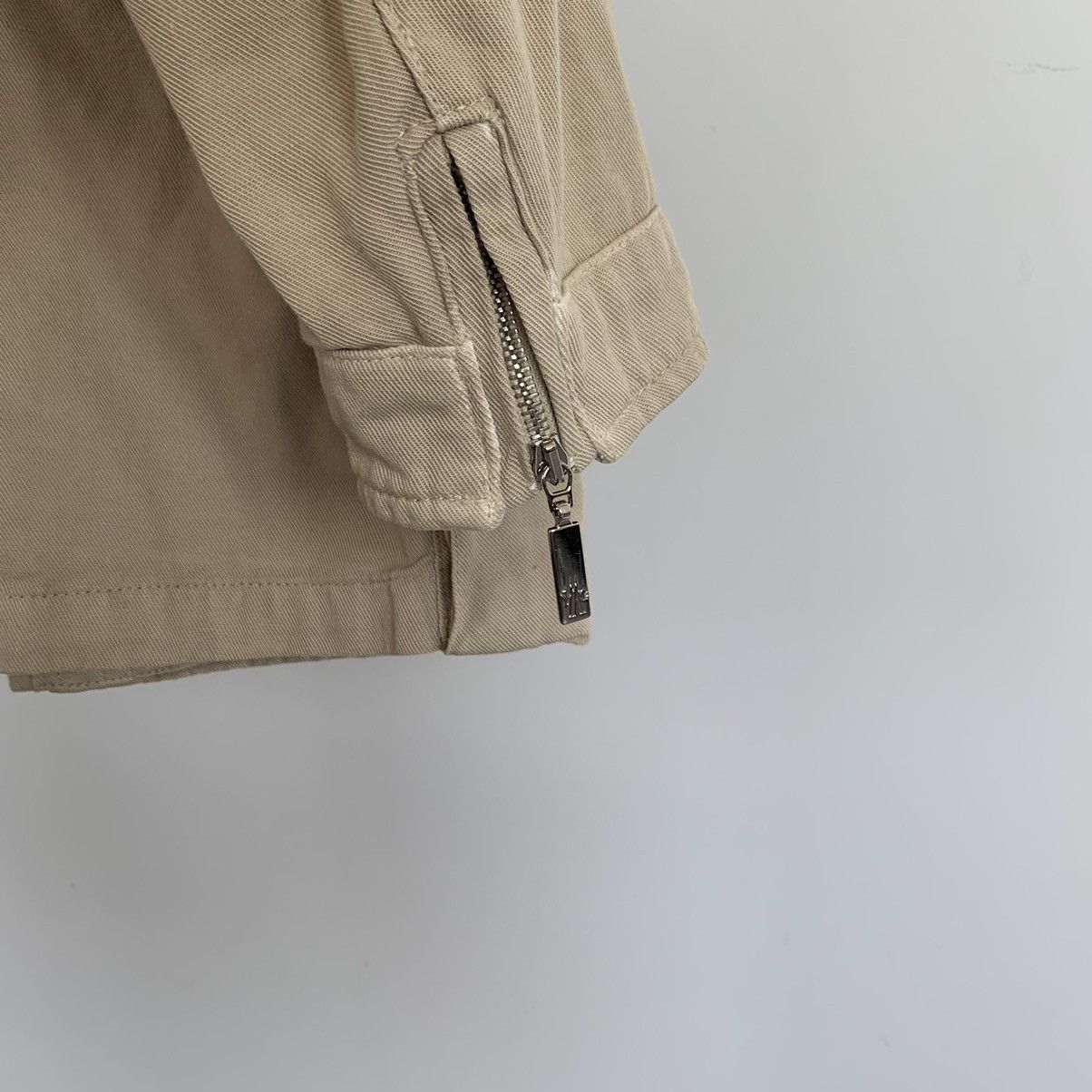 Moncler 🔴 MONCLER Jacket Coat Multipocket Belt Linen Beige Zip M Size M / US 6-8 / IT 42-44 - 7 Thumbnail