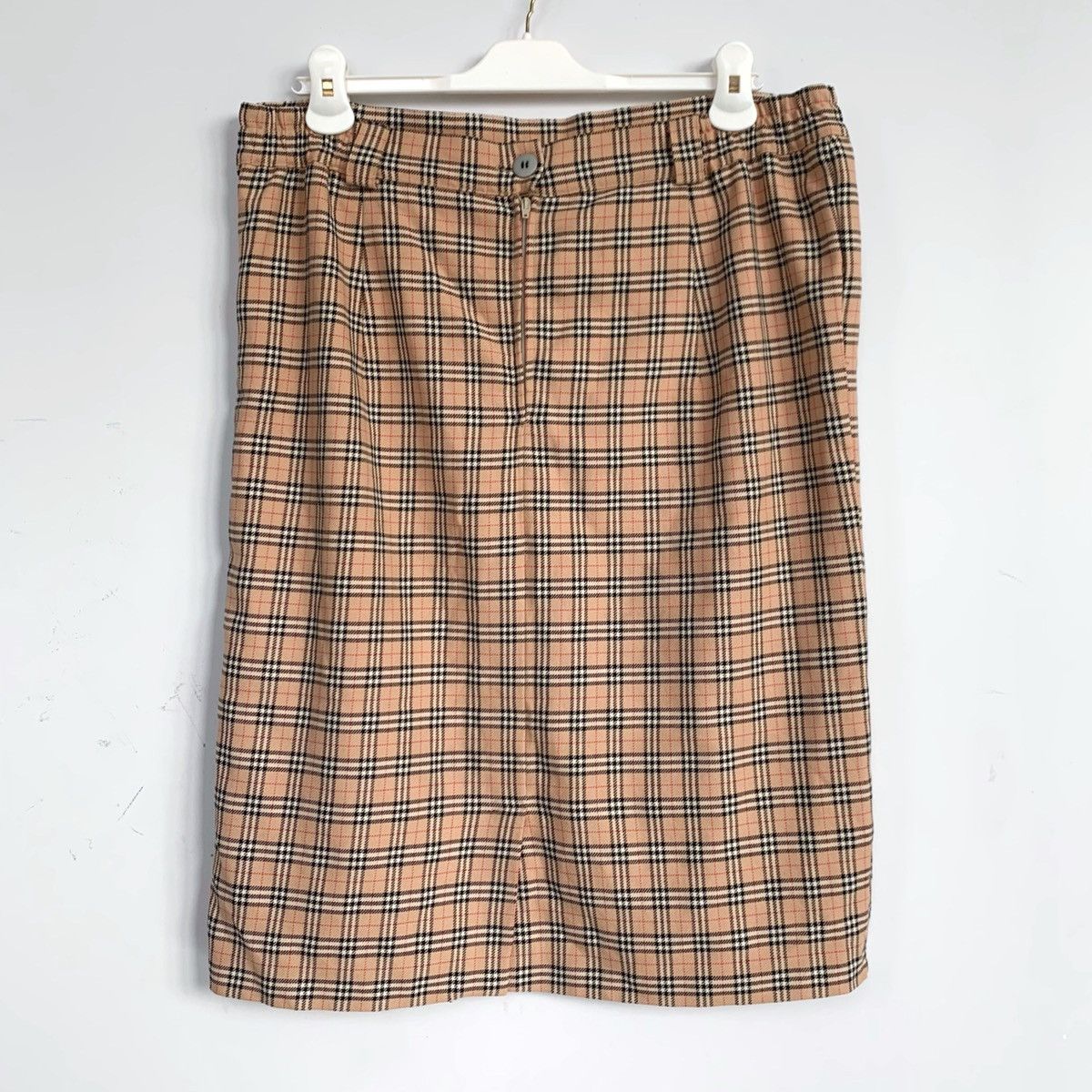 image of Burberry Skirt Nova Check Cotton, Women's (Size 38)