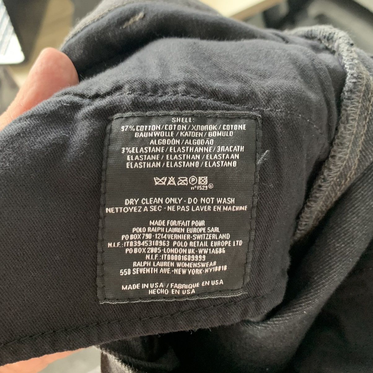 Ralph Lauren Black Label Ralph Lauren Biker Pants Jeans Zip Trousers 888 Size 26" / US 2 / IT 38 - 7 Thumbnail