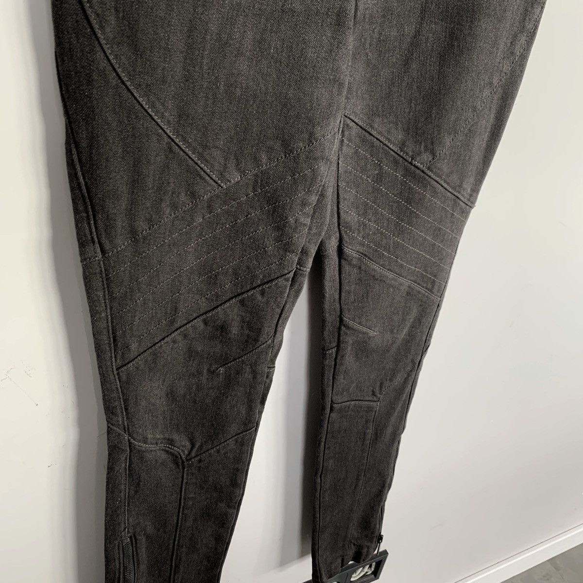 Ralph Lauren Black Label Ralph Lauren Biker Pants Jeans Zip Trousers 888 Size 26" / US 2 / IT 38 - 3 Thumbnail