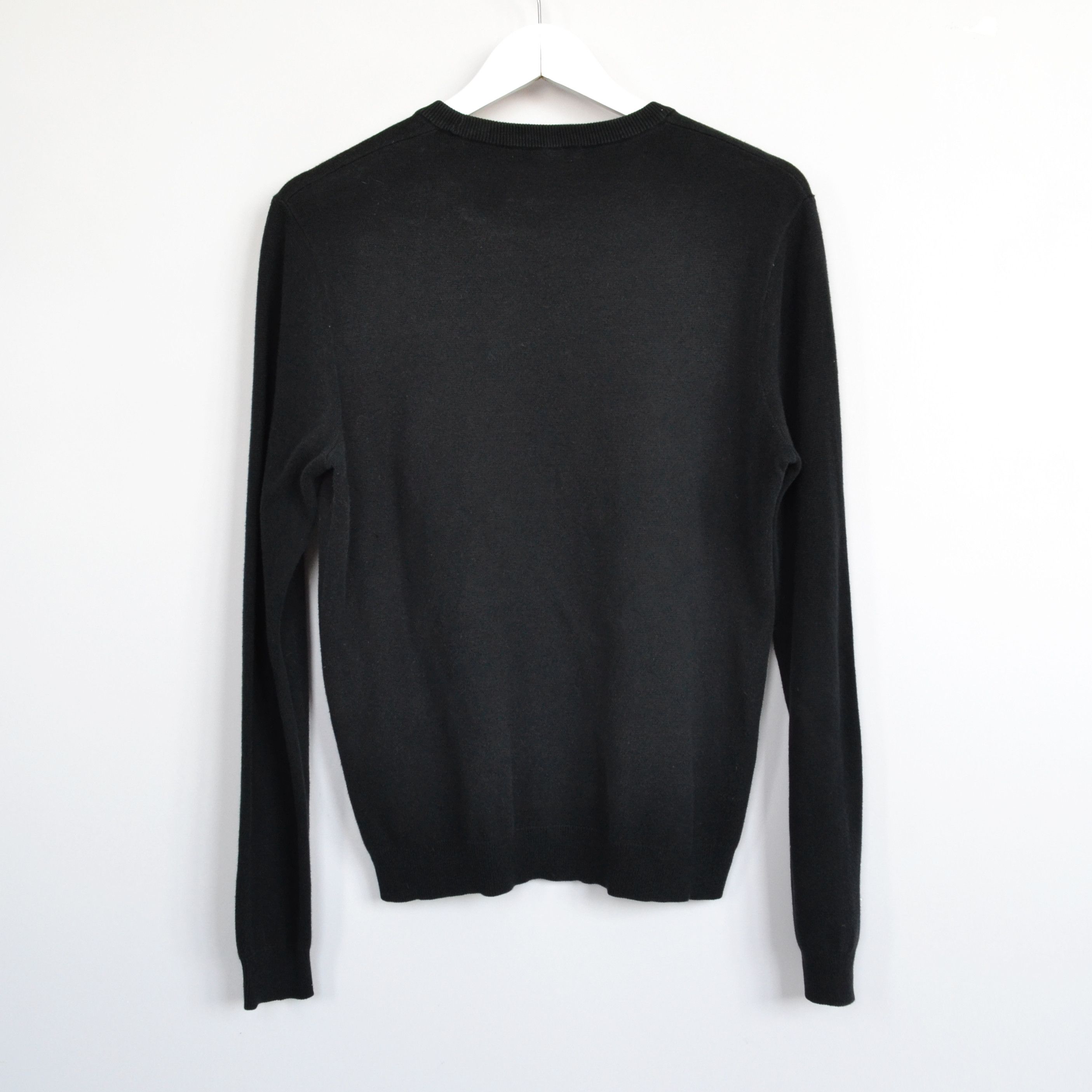 VERSACE Sweater Knit Black Logo Jumper Medusa Black S