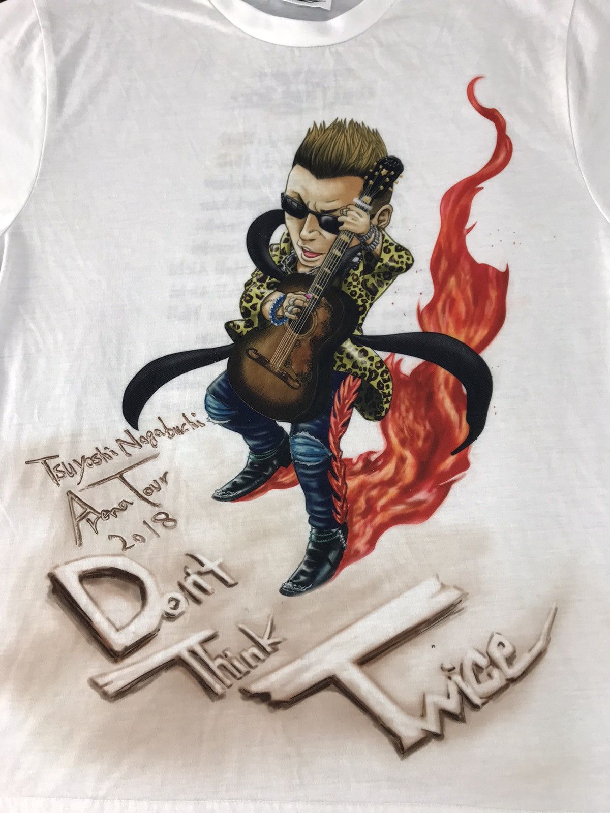 Band Tees Tsuyoshi Nagabuchi Arena Tour 2018 Dont Think Twice Tour Size US M / EU 48-50 / 2 - 3 Thumbnail