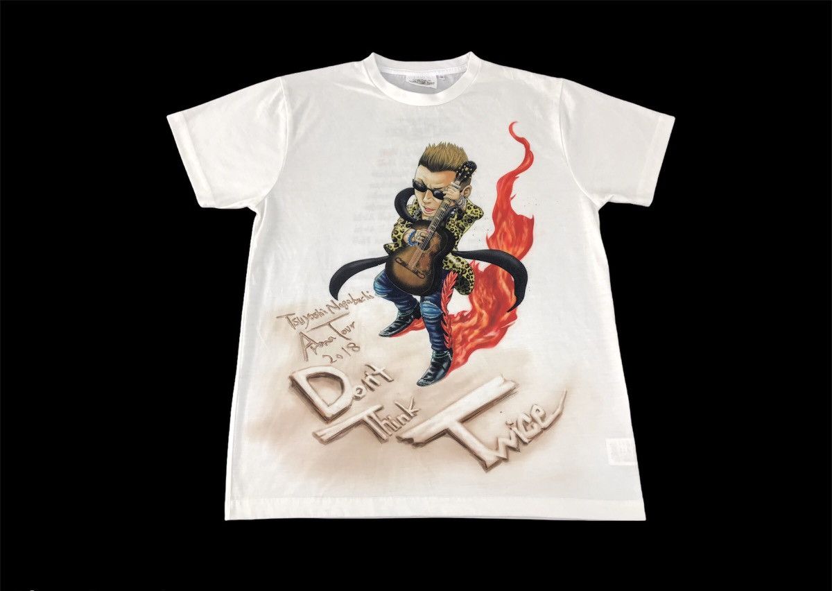 Band Tees Tsuyoshi Nagabuchi Arena Tour 2018 Dont Think Twice Tour Size US M / EU 48-50 / 2 - 1 Thumbnail