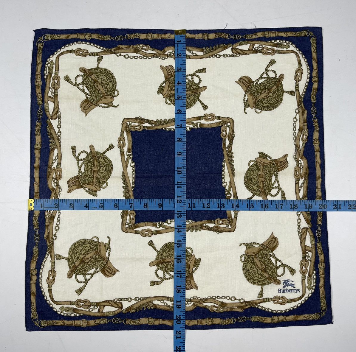 Burberry × Other × Vintage vintage burberry bandana handkerchief neckerchief HC0167 Size ONE SIZE - 6 Thumbnail