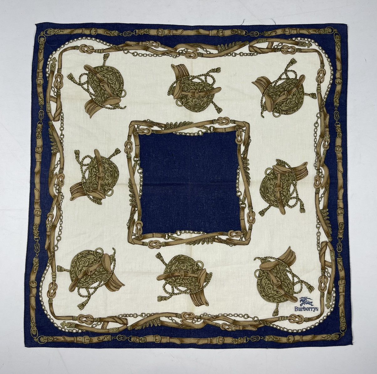 Burberry × Other × Vintage vintage burberry bandana handkerchief neckerchief HC0167 Size ONE SIZE - 2 Thumbnail