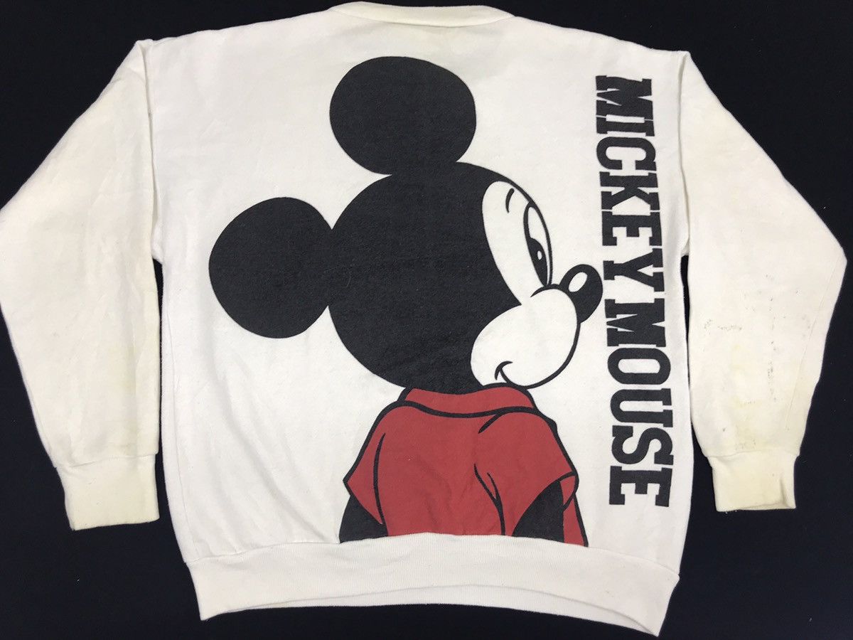 Mickey Mouse Vintage 80s Disney Mickey Mouse Sweatshirt Big Printed Size US L / EU 52-54 / 3 - 2 Thumbnail