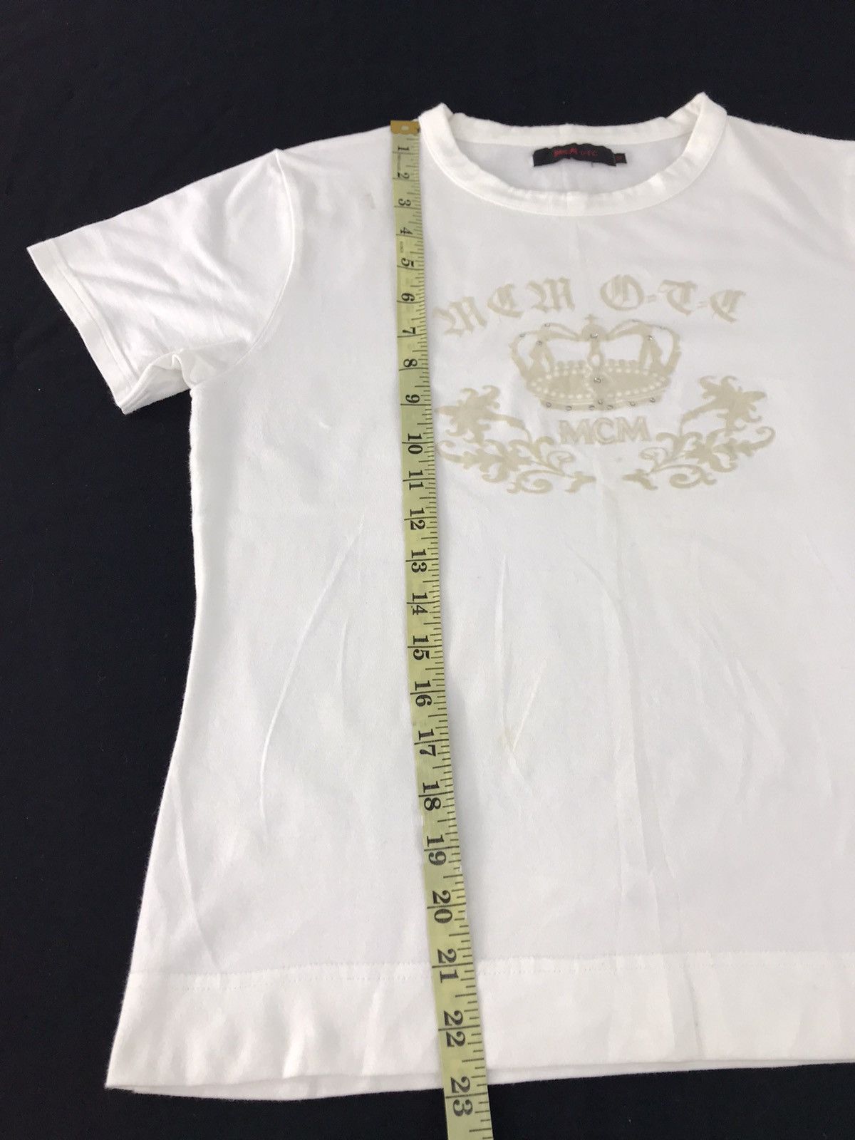 Designer MCM O.T.C Over The Counter Big Crown Logo Tee Size M Size M / US 6-8 / IT 42-44 - 8 Thumbnail