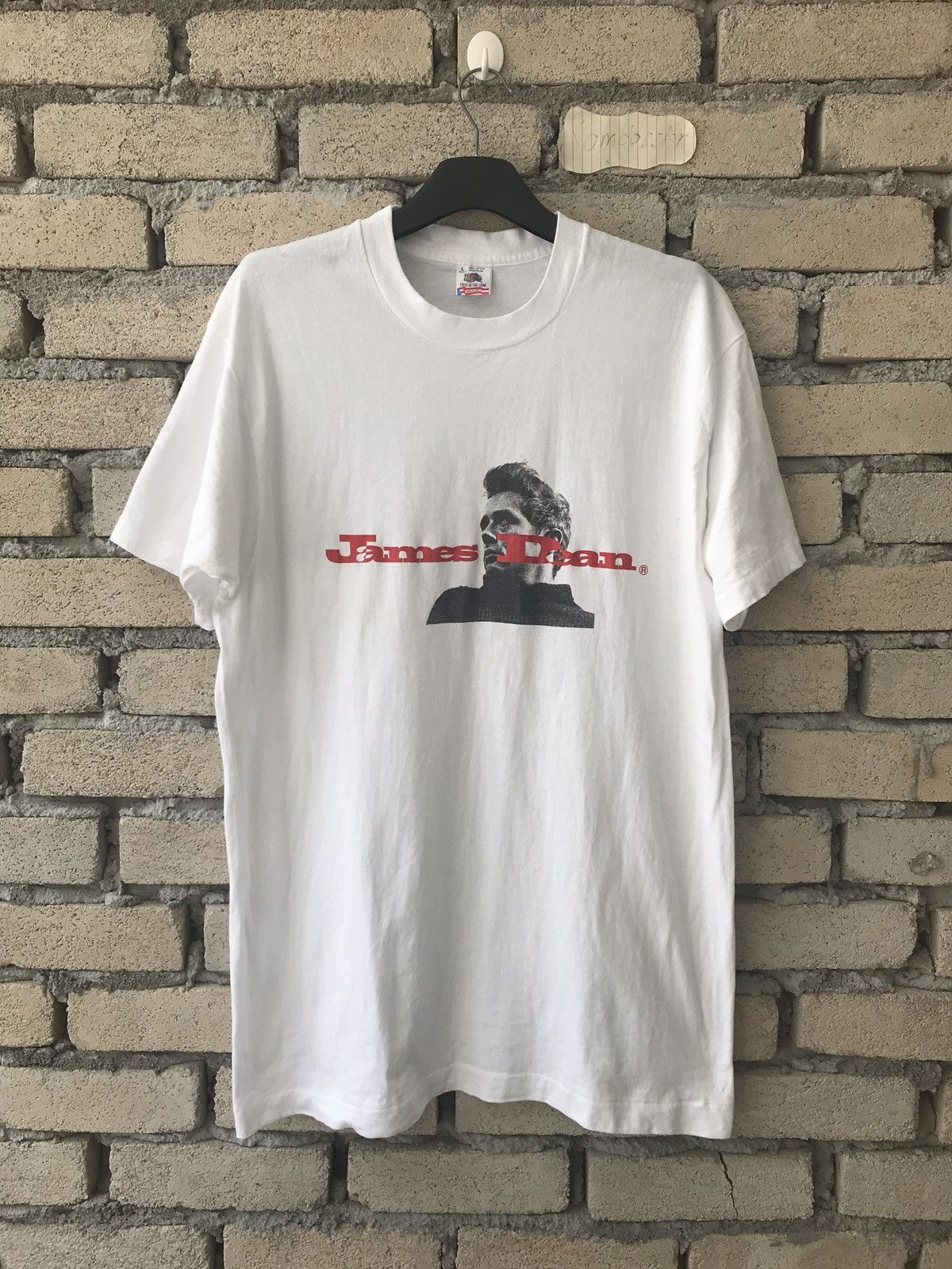 Fruit Of The Loom × Vintage Vintage 90s James Dean Best Actor Promo Tee Size US L / EU 52-54 / 3 - 1 Thumbnail