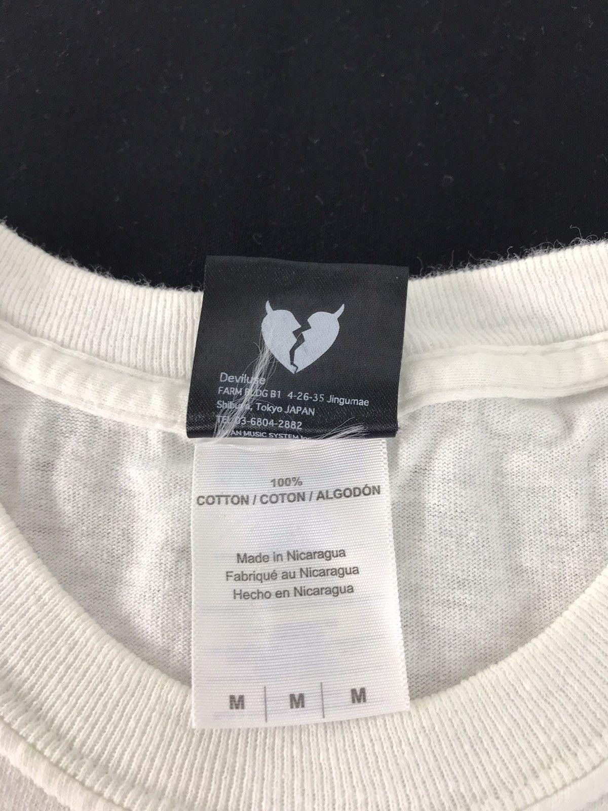 Japanese Brand Deviluse MCMXCIX Skateboard Brand Big Logo Tee Size M Size US M / EU 48-50 / 2 - 6 Thumbnail