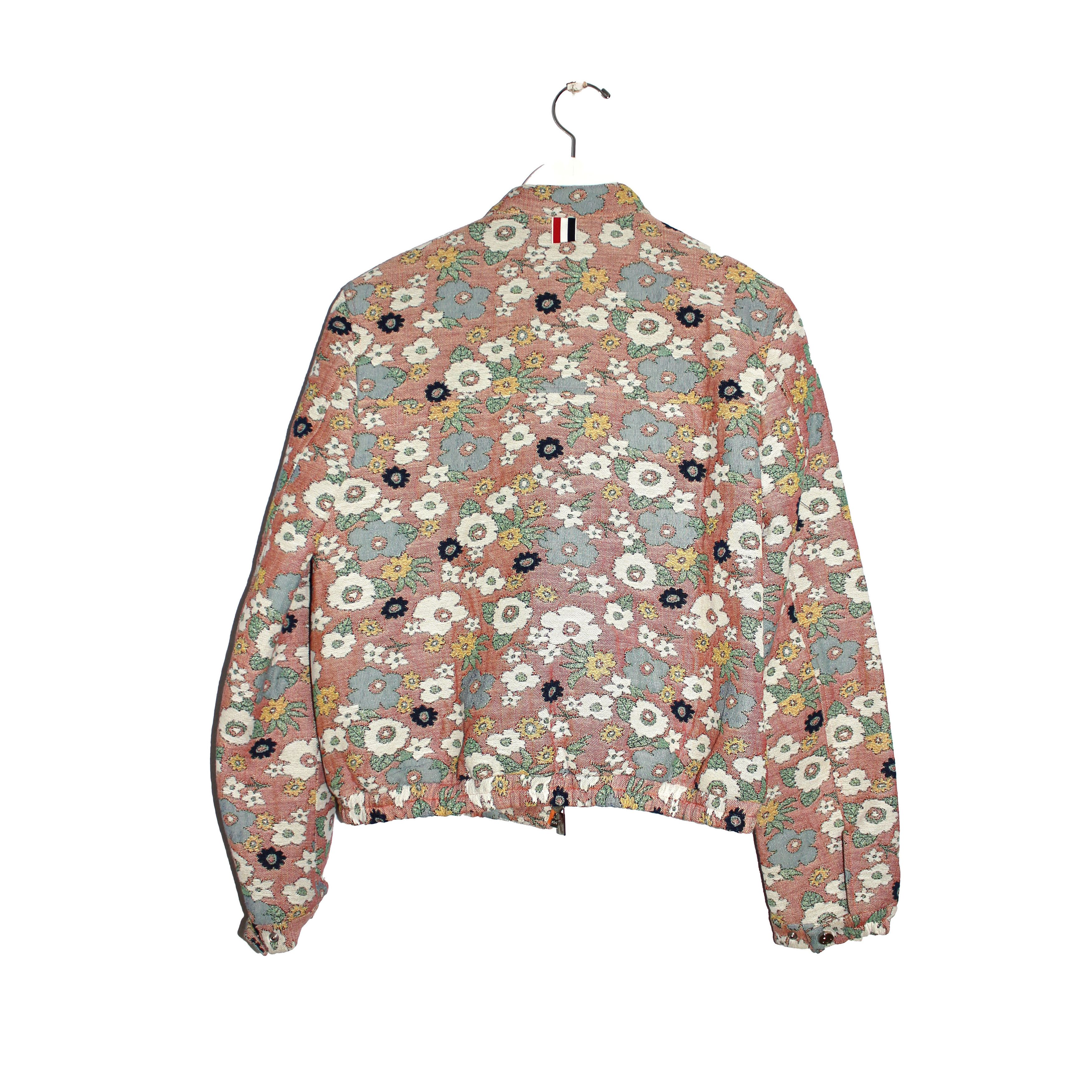Thom Browne Floral Jacquard Tapestry Bomber Jacket Size US S / EU 44-46 / 1 - 2 Thumbnail