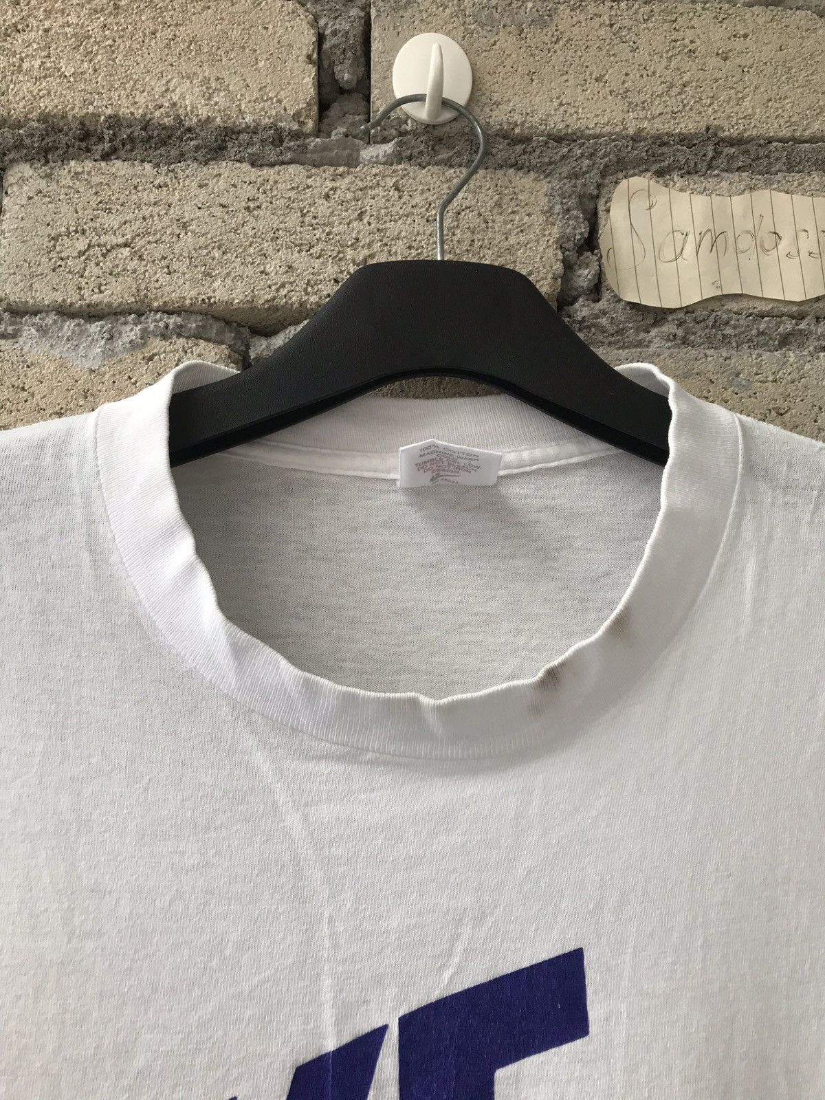 Nike × Vintage Vintage 90s Nike Air Swoosh Big Logo Spell Out Size US L / EU 52-54 / 3 - 7 Thumbnail