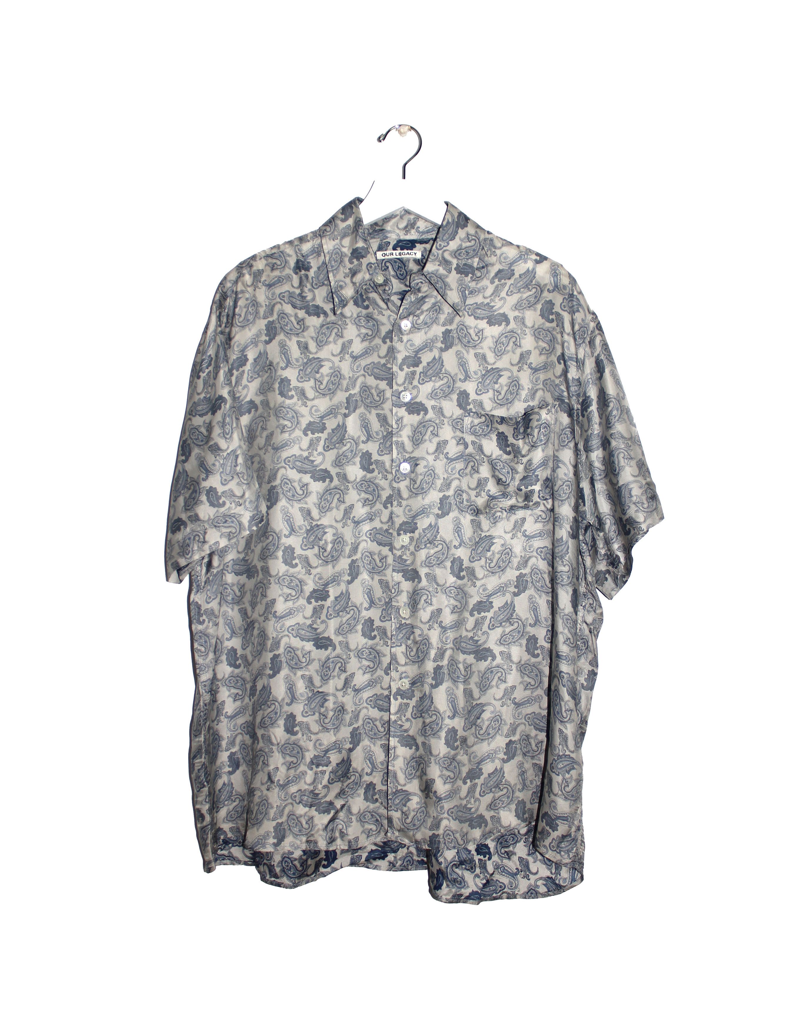 Our Legacy Burrowed Paisley Shirt Size US S / EU 44-46 / 1 - 1 Thumbnail
