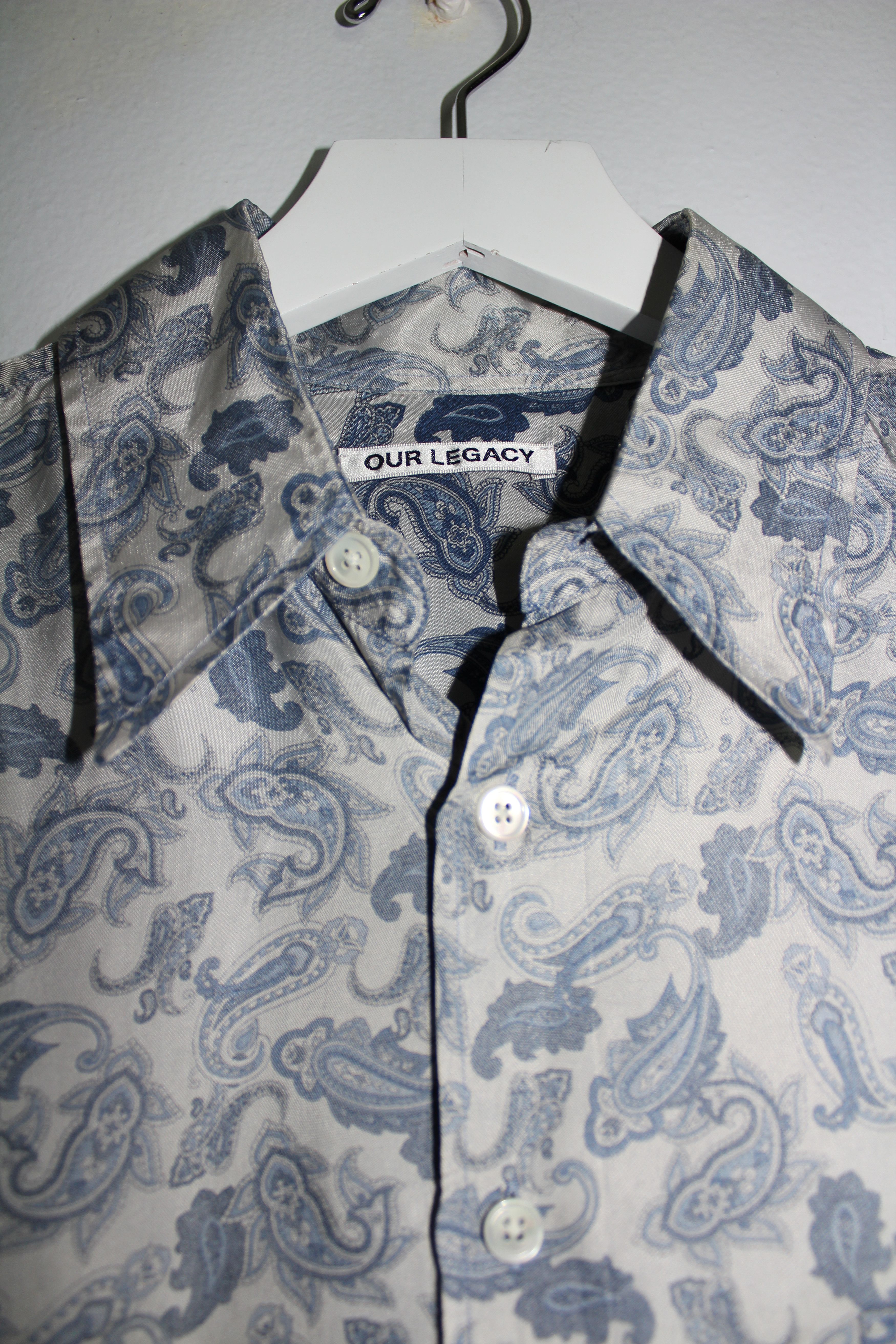 Our Legacy Burrowed Paisley Shirt Size US S / EU 44-46 / 1 - 3 Thumbnail