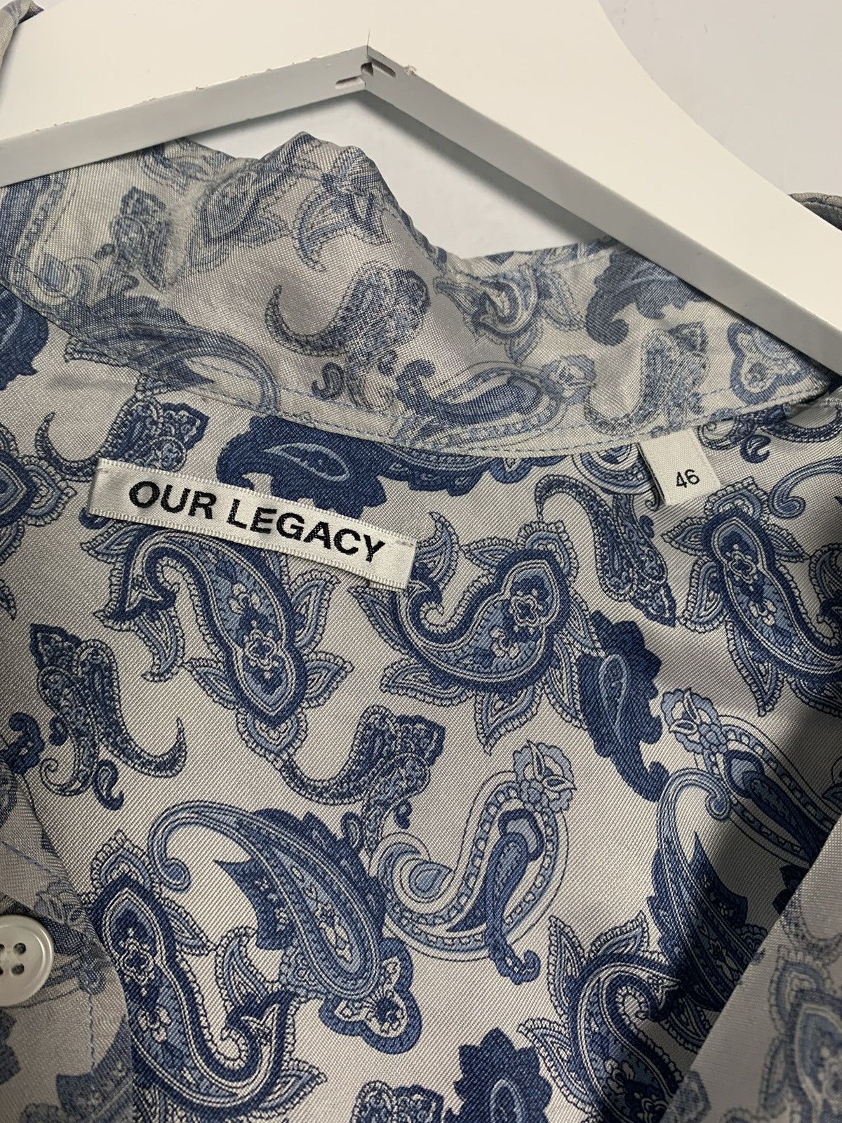 Our Legacy Burrowed Paisley Shirt Size US S / EU 44-46 / 1 - 6 Thumbnail
