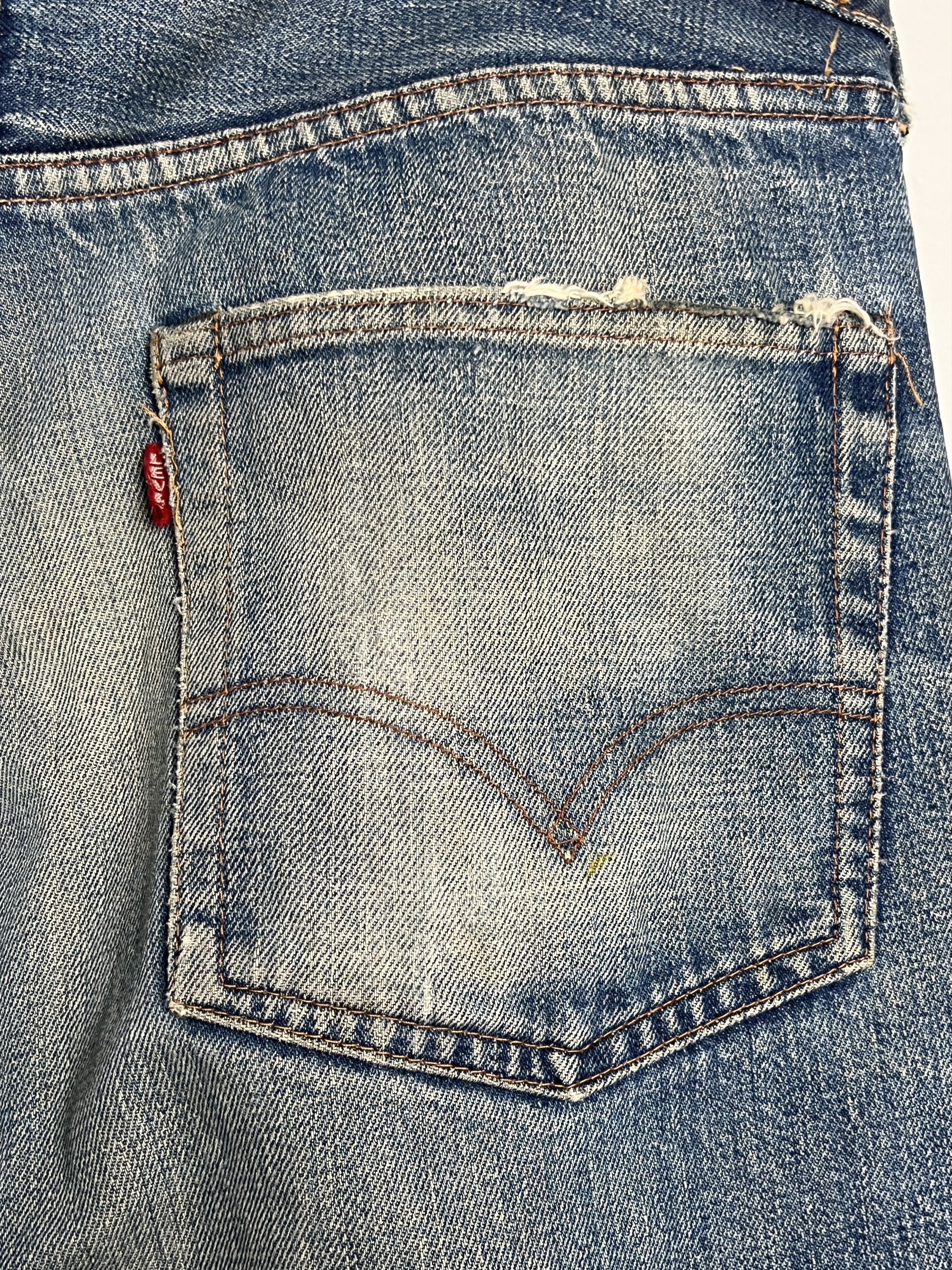 Levi's 1960s Levi's 501 Distressed Redline Selvedge Big E #8 Denim Size US 32 / EU 48 - 11 Thumbnail