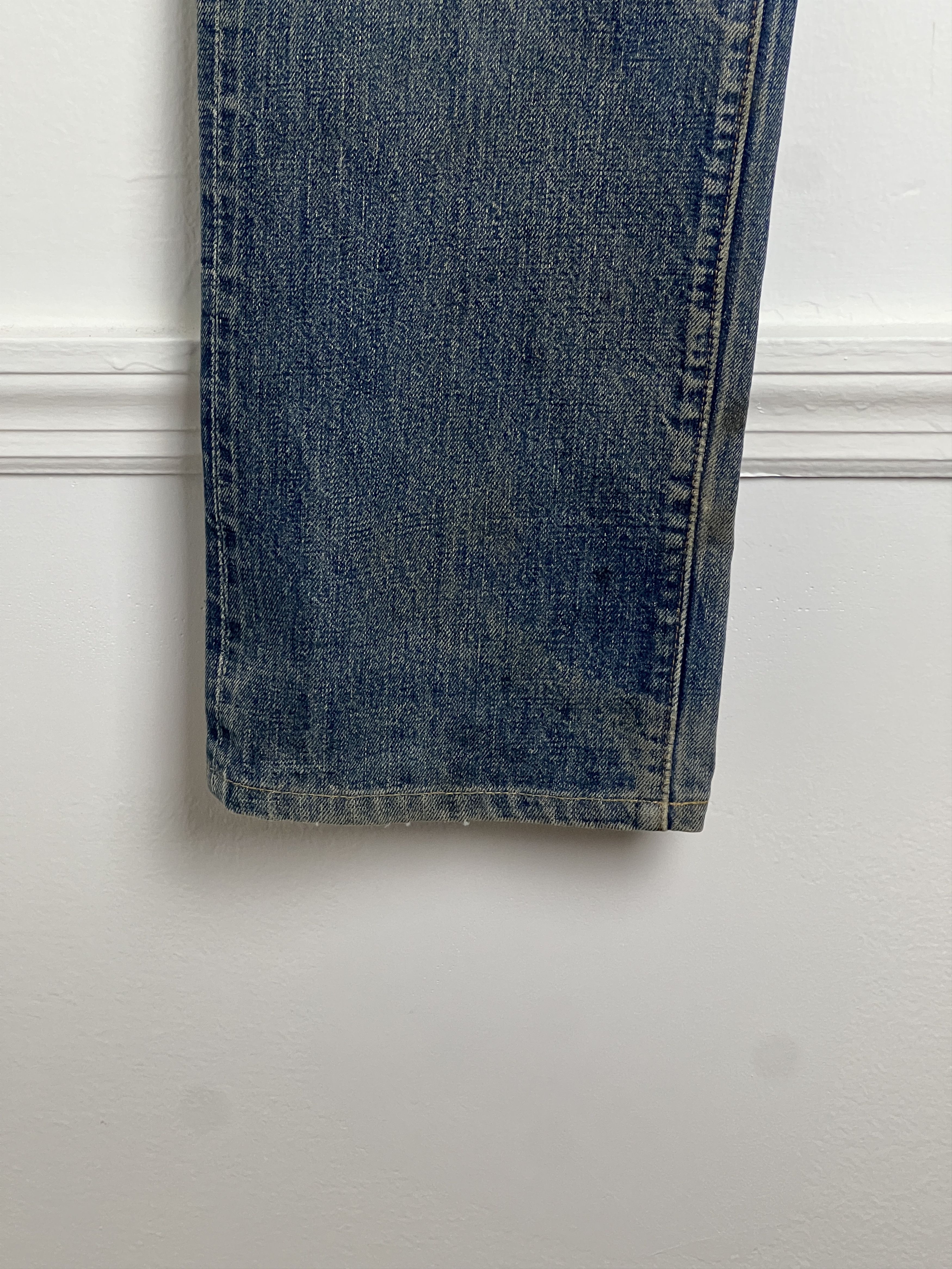 Levi's 1960s Levi's 501 Distressed Redline Selvedge Big E #8 Denim Size US 32 / EU 48 - 3 Thumbnail