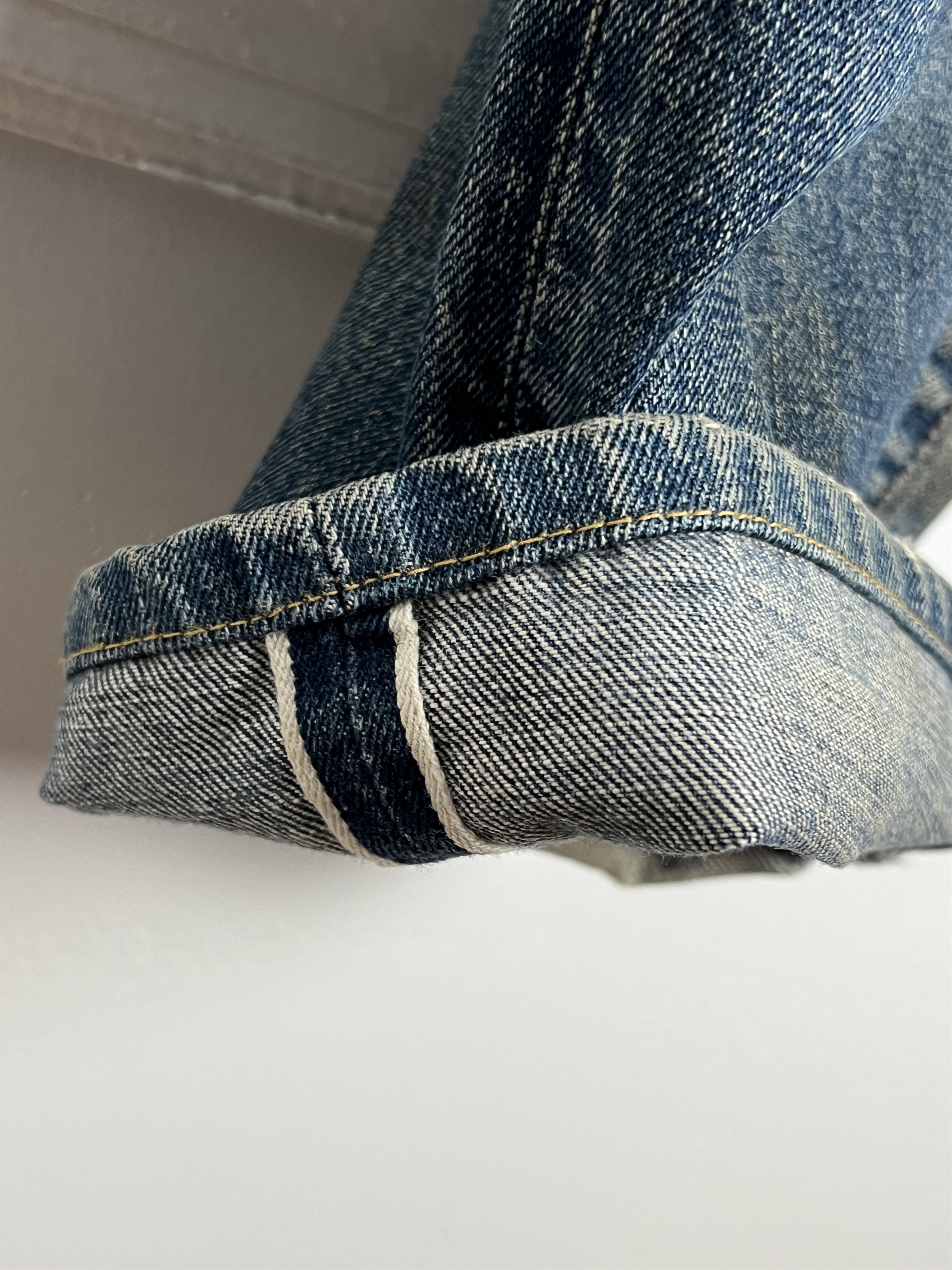 Levi's 1960s Levi's 501 Distressed Redline Selvedge Big E #8 Denim Size US 32 / EU 48 - 9 Thumbnail