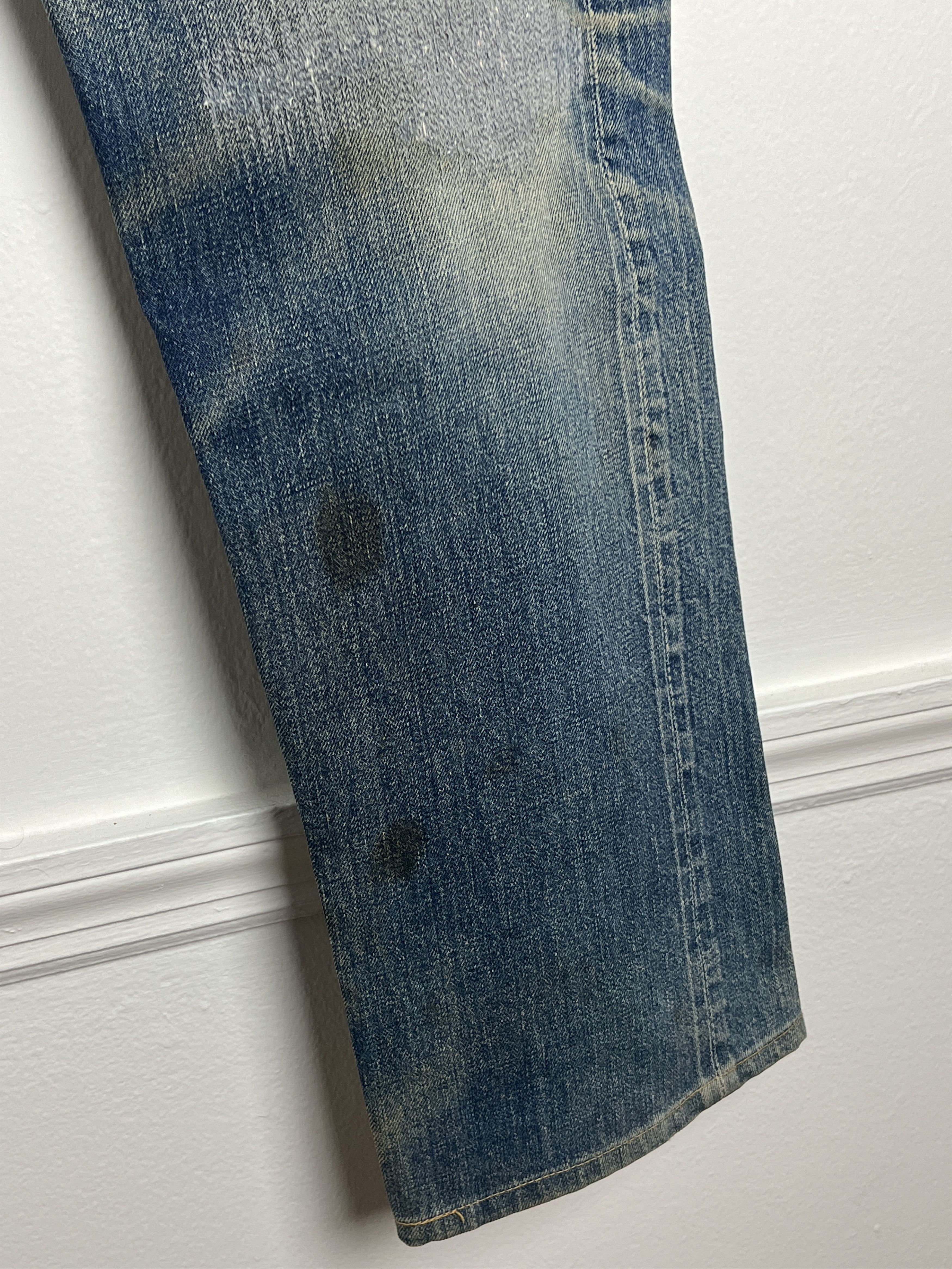 Levi's 1960s Levi's 501 Distressed Redline Selvedge Big E #8 Denim Size US 32 / EU 48 - 5 Thumbnail