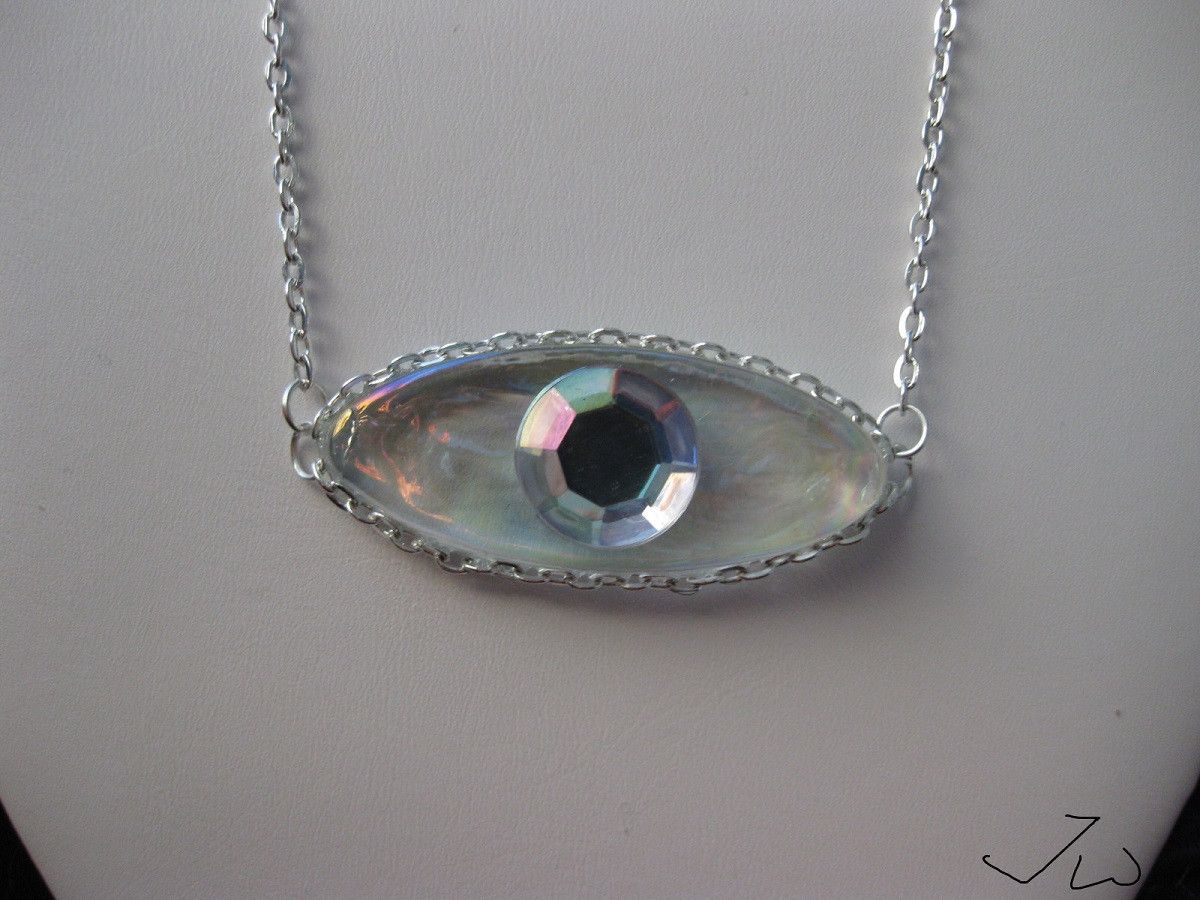 Handmade Evil Eye Chain necklace Size ONE SIZE - 4 Thumbnail