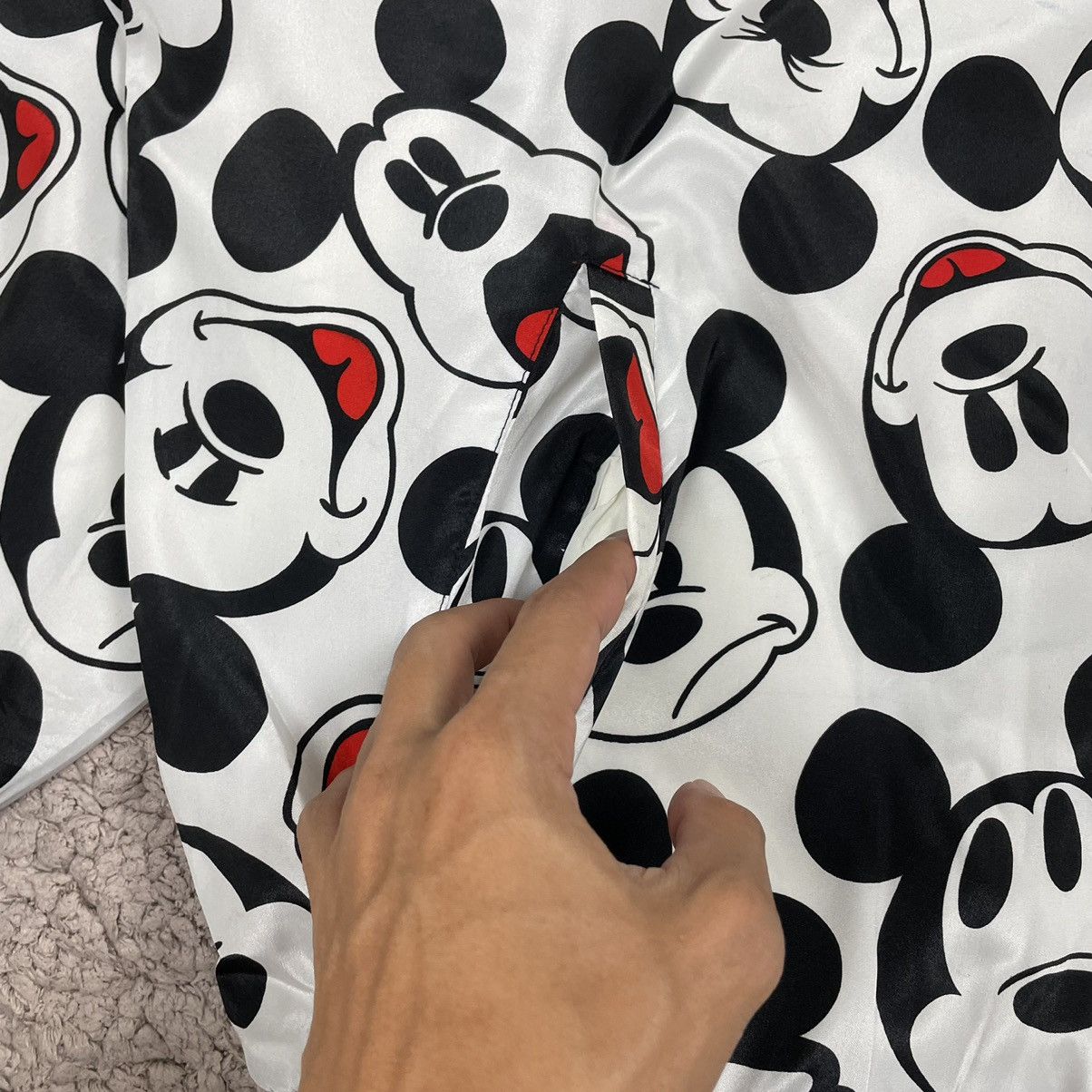 Japanese Brand × Mickey Mouse × Vintage Vintage Mickey Mouse Emoji Fullprint Bomber Jacket Size US L / EU 52-54 / 3 - 13 Thumbnail