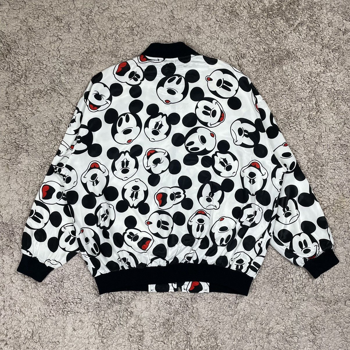 Japanese Brand × Mickey Mouse × Vintage Vintage Mickey Mouse Emoji Fullprint Bomber Jacket Size US L / EU 52-54 / 3 - 2 Thumbnail