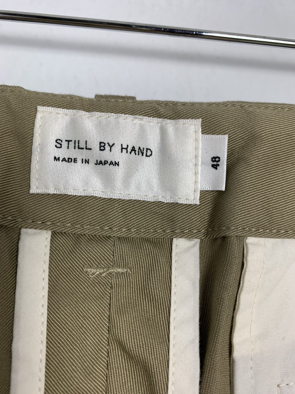 STILL BY HAND Slim Beige Chino Pants Size US 32 / EU 48 - 5 Thumbnail