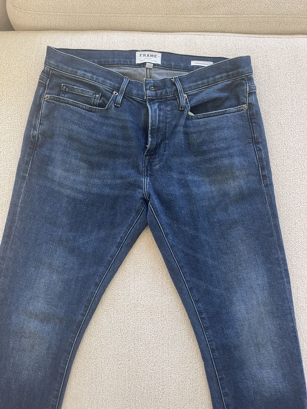 Frame Men’s L-Homme Skinny Jeans in Coney Wash - 32 x 31