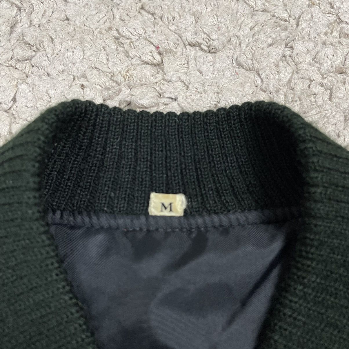 Japanese Brand × Vintage Vintage Japan Wool Bomber Jacket Size US M / EU 48-50 / 2 - 13 Thumbnail