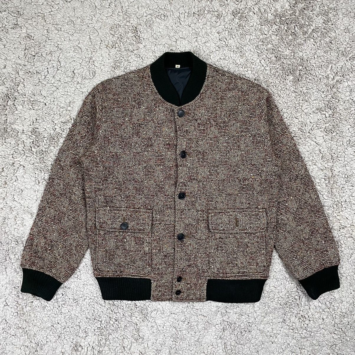 Japanese Brand × Vintage Vintage Japan Wool Bomber Jacket Size US M / EU 48-50 / 2 - 1 Thumbnail
