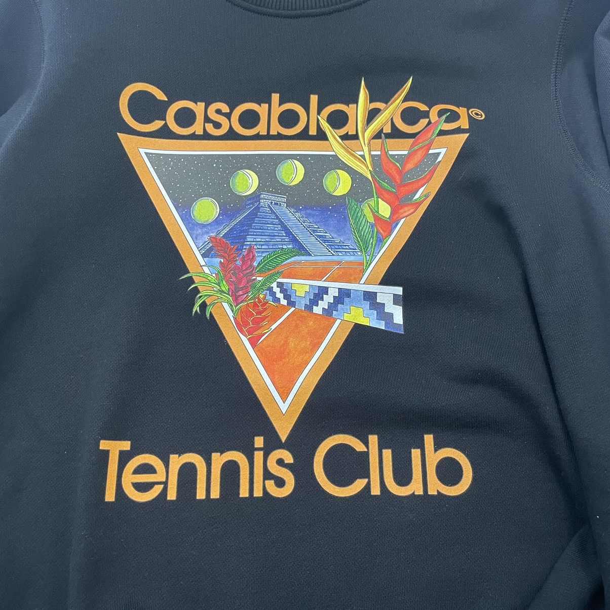 Casablanca Casablanca Tennis Club Printed Crewneck Size XXXL Size US XXL / EU 58 / 5 - 2 Thumbnail