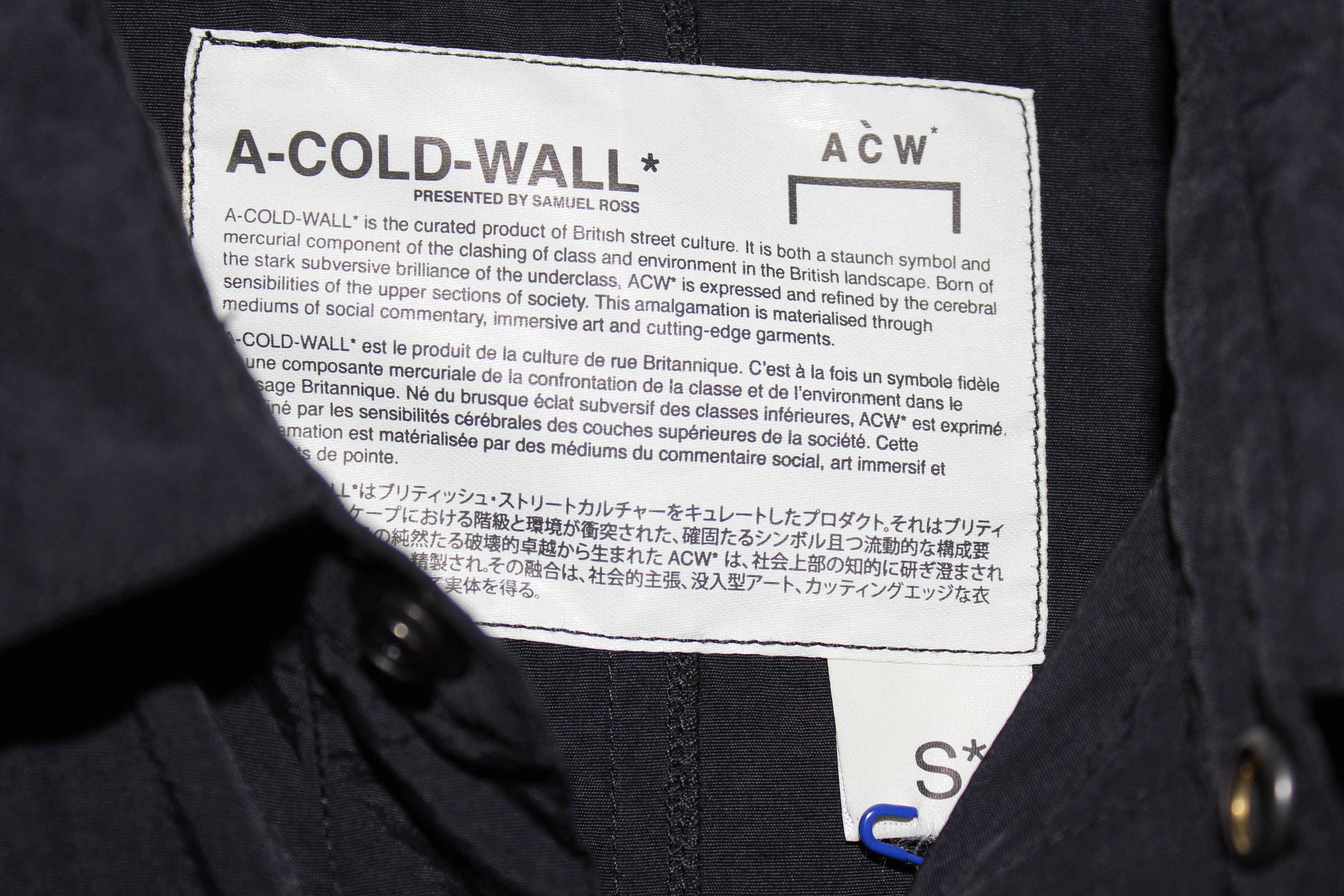 A-COLD-WALL* Black Corbusier Padded Shirt Size US S / EU 44-46 / 1 - 6 Thumbnail