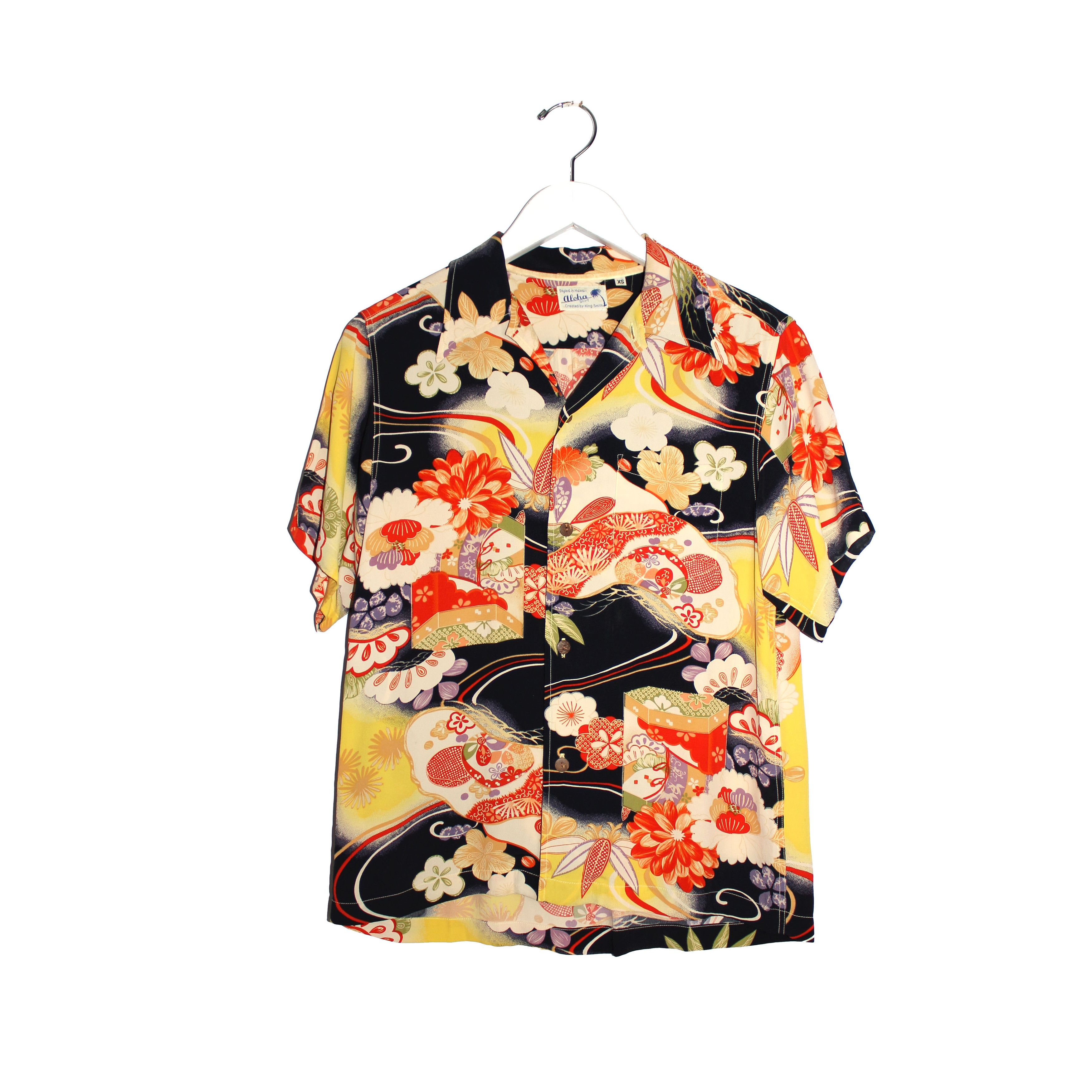 Sun Surf Aloha King-Smith Printed Rayon Camp Shirt Size US XS / EU 42 / 0 - 1 Thumbnail