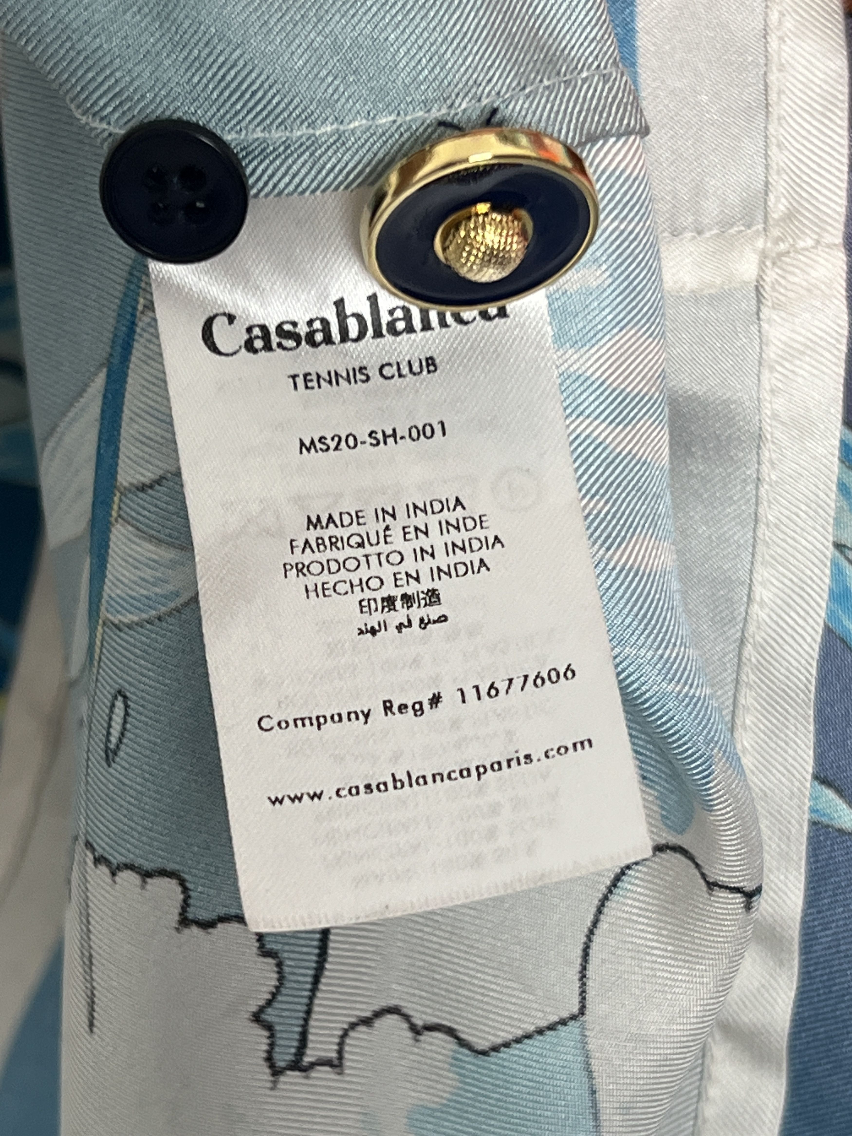 Casablanca Speed Boat Club Silk Shirt Size US L / EU 52-54 / 3 - 7 Thumbnail