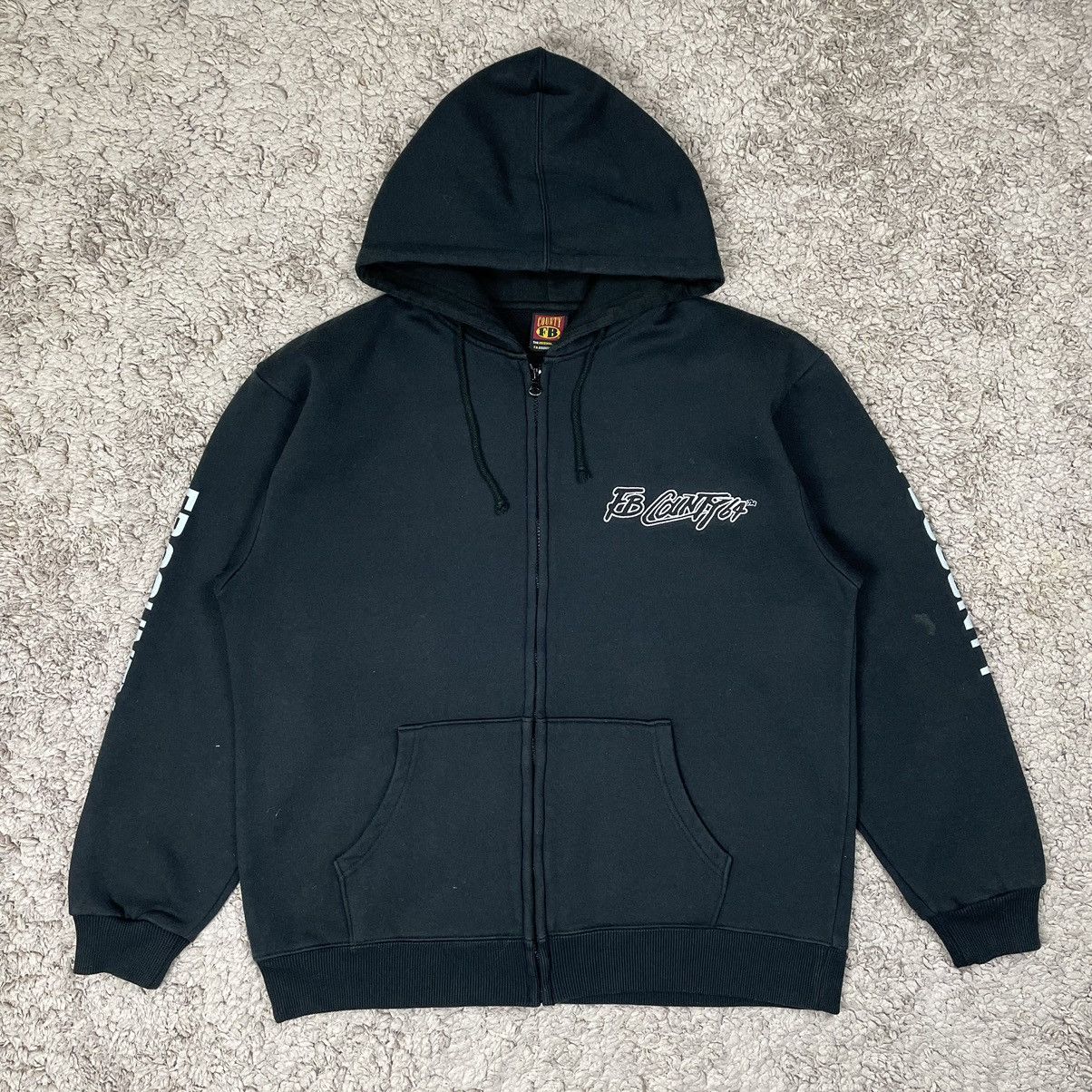 Fubu Vintage FB COUNTRY Embroidered Hoodie Sweatshirt Size US L / EU 52-54 / 3 - 2 Thumbnail