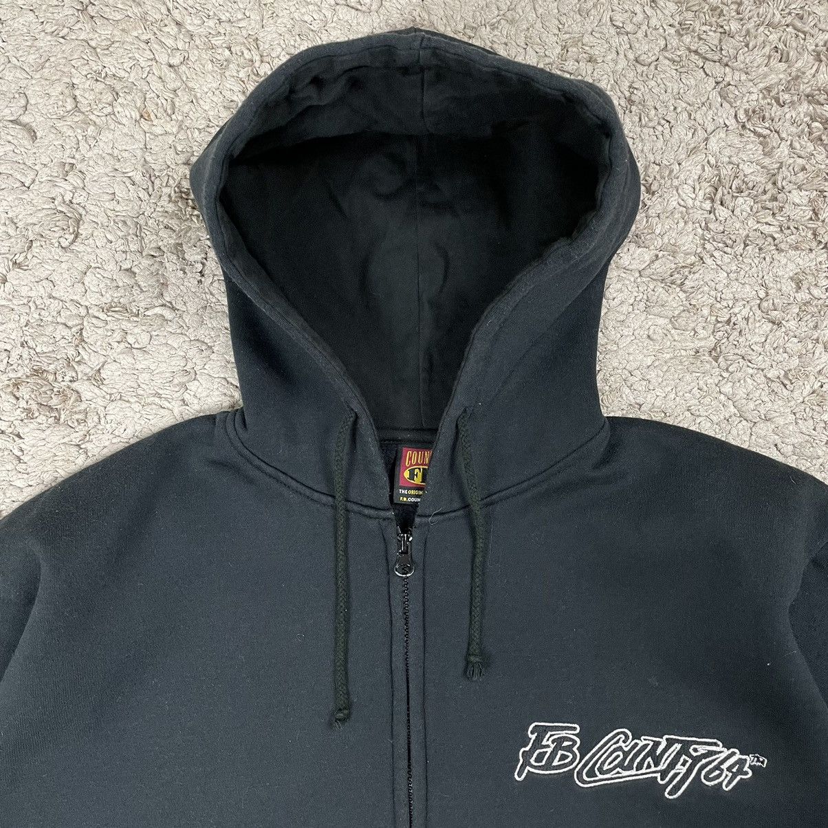 Fubu Vintage FB COUNTRY Embroidered Hoodie Sweatshirt Size US L / EU 52-54 / 3 - 9 Thumbnail