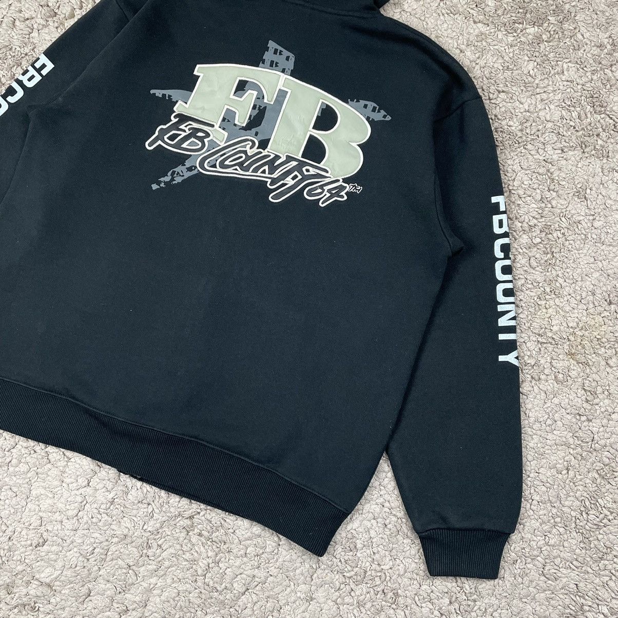 Fubu Vintage FB COUNTRY Embroidered Hoodie Sweatshirt Size US L / EU 52-54 / 3 - 4 Thumbnail