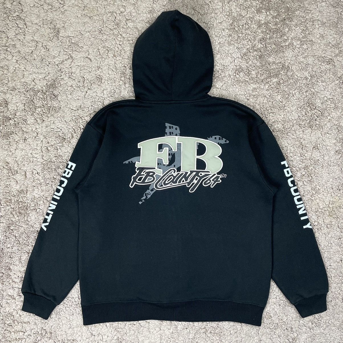 Fubu Vintage FB COUNTRY Embroidered Hoodie Sweatshirt Size US L / EU 52-54 / 3 - 1 Thumbnail