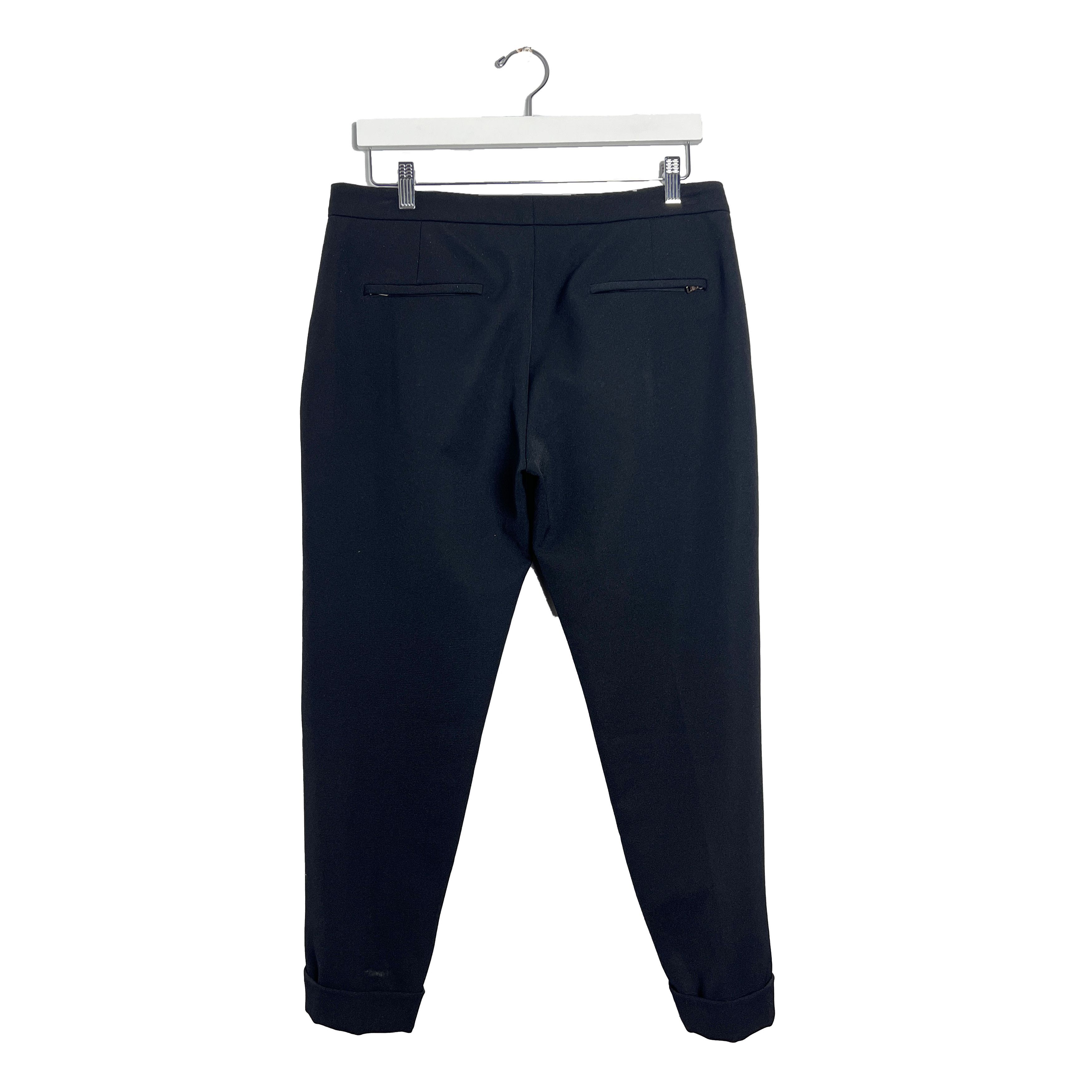 Prada Technical Wool Blended Cuffed Trousers Size US 32 / EU 48 - 2 Thumbnail