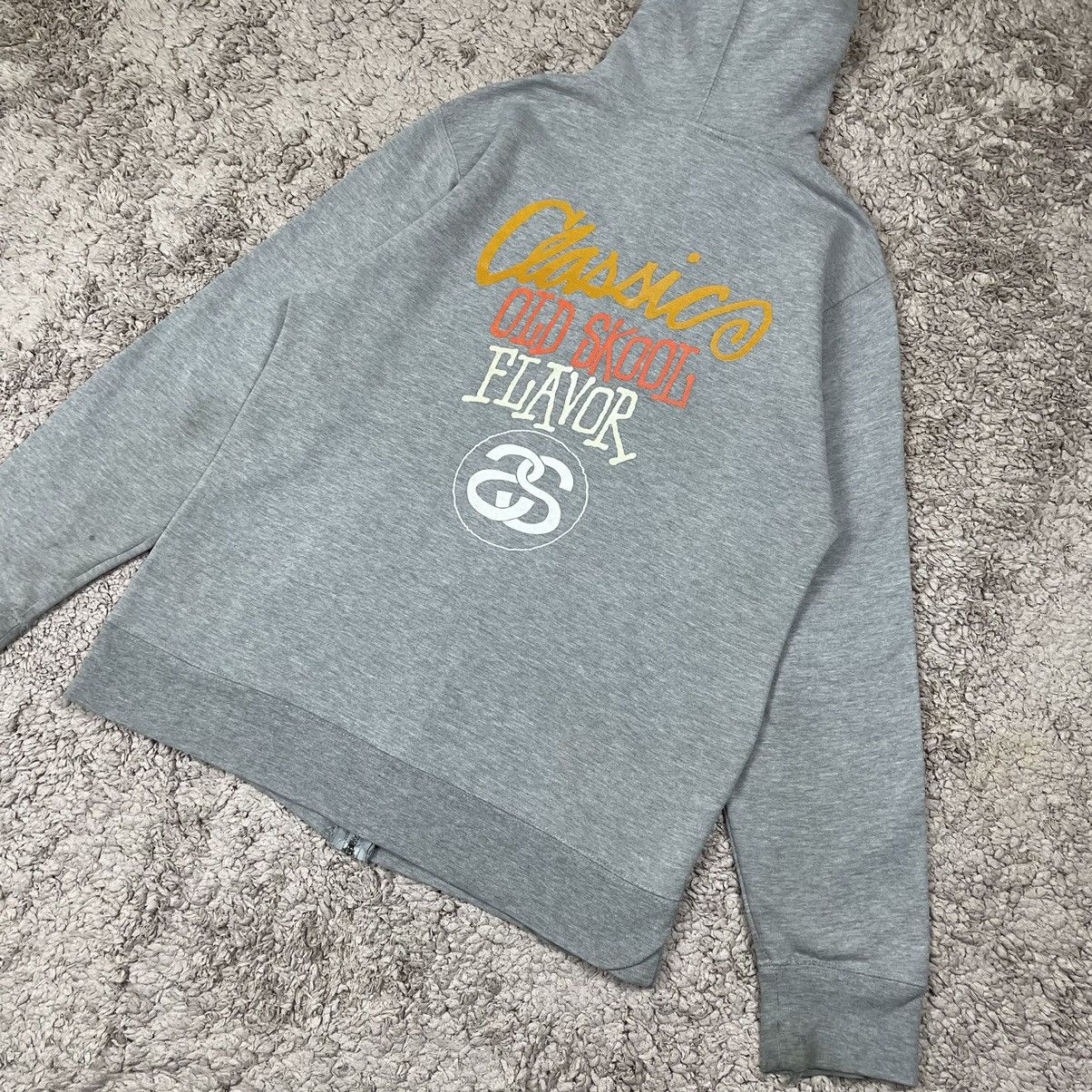 Japanese Brand Distress Stussy Oldskool Hoodie Sweatshirt Size US XL / EU 56 / 4 - 4 Thumbnail