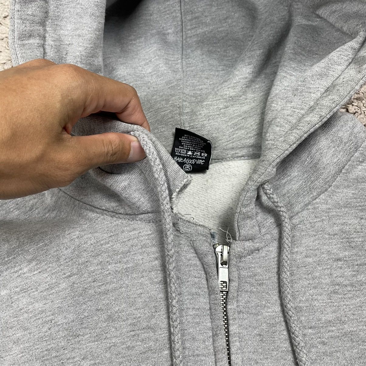 Japanese Brand Distress Stussy Oldskool Hoodie Sweatshirt Size US XL / EU 56 / 4 - 18 Thumbnail