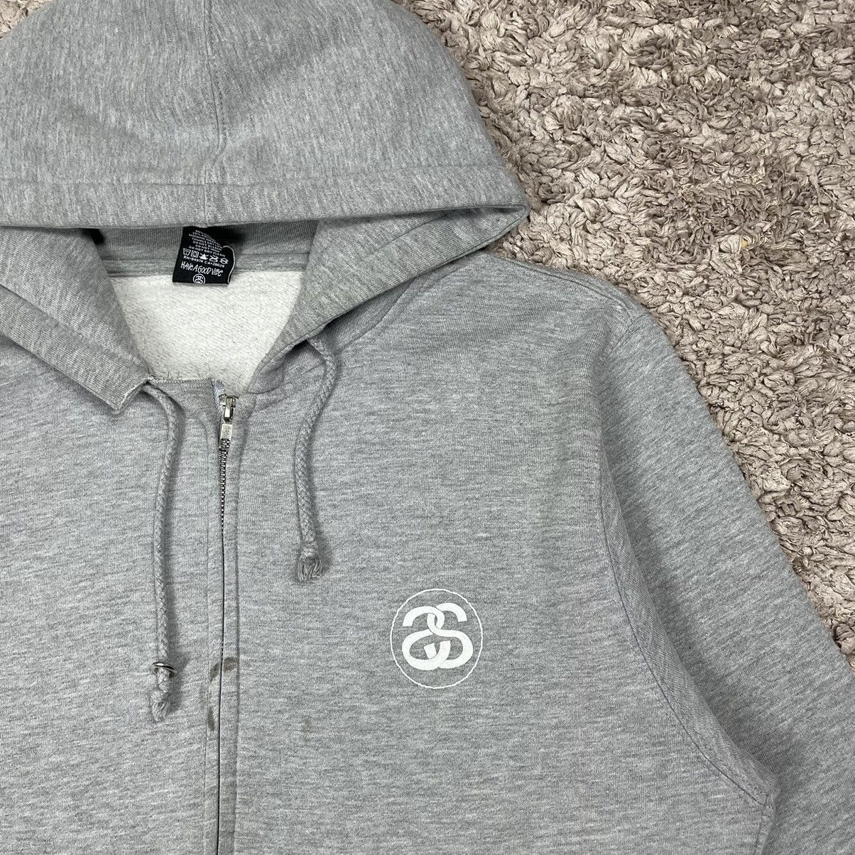 Japanese Brand Distress Stussy Oldskool Hoodie Sweatshirt Size US XL / EU 56 / 4 - 9 Thumbnail